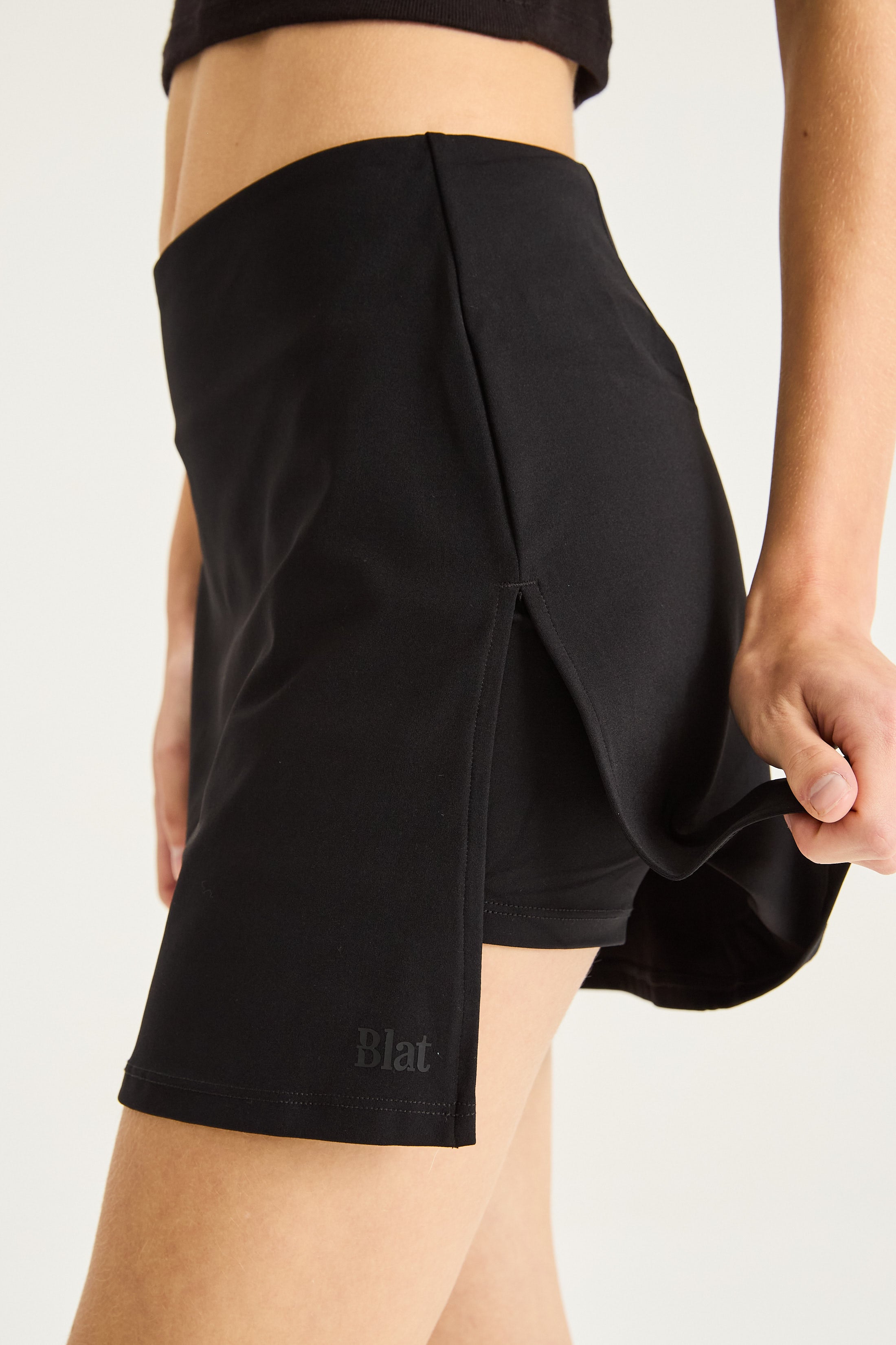 Pollera Skort Flow - PureSkin® - Negro