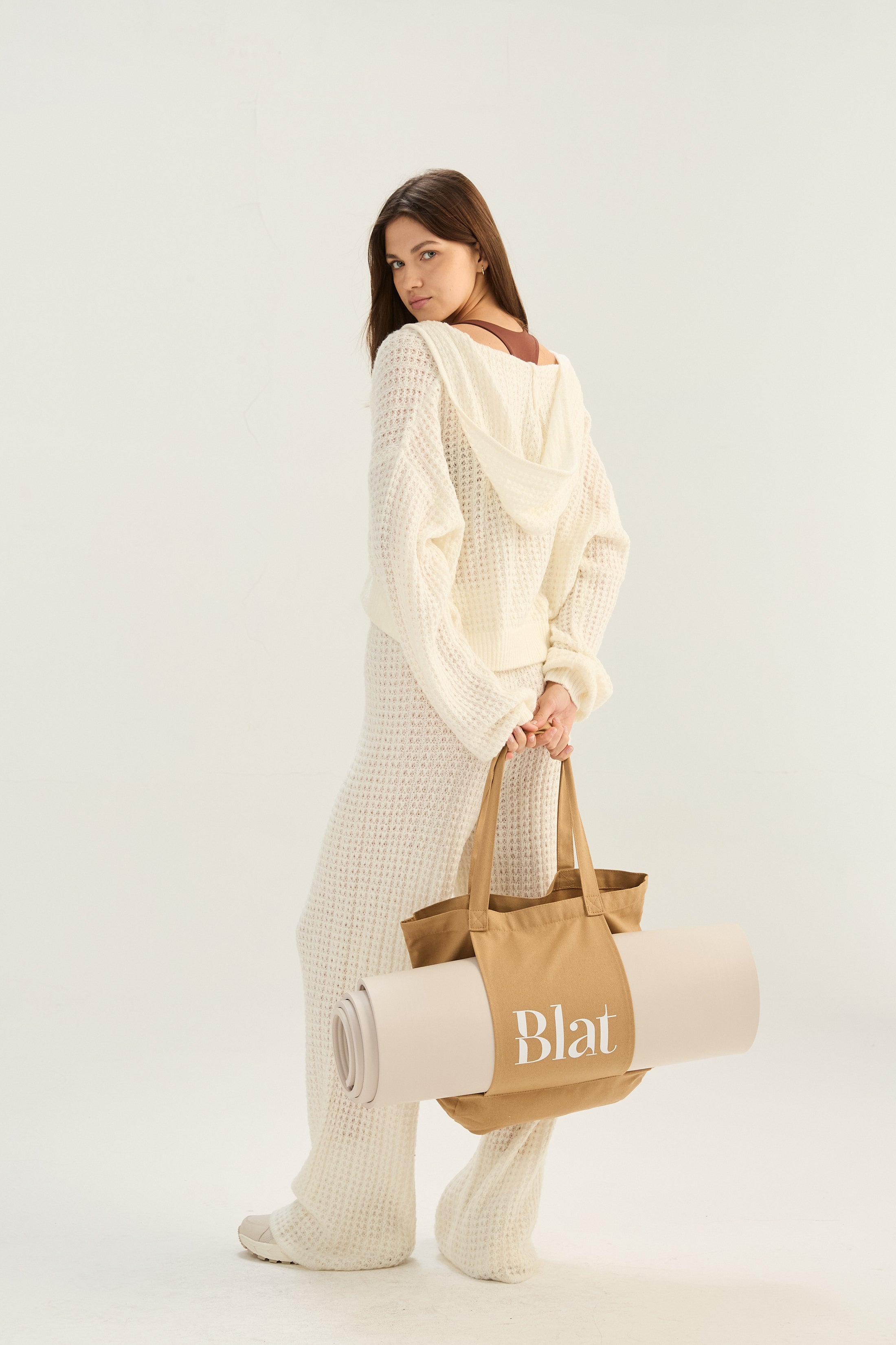 Sweater con Cierre Drift - Blanco