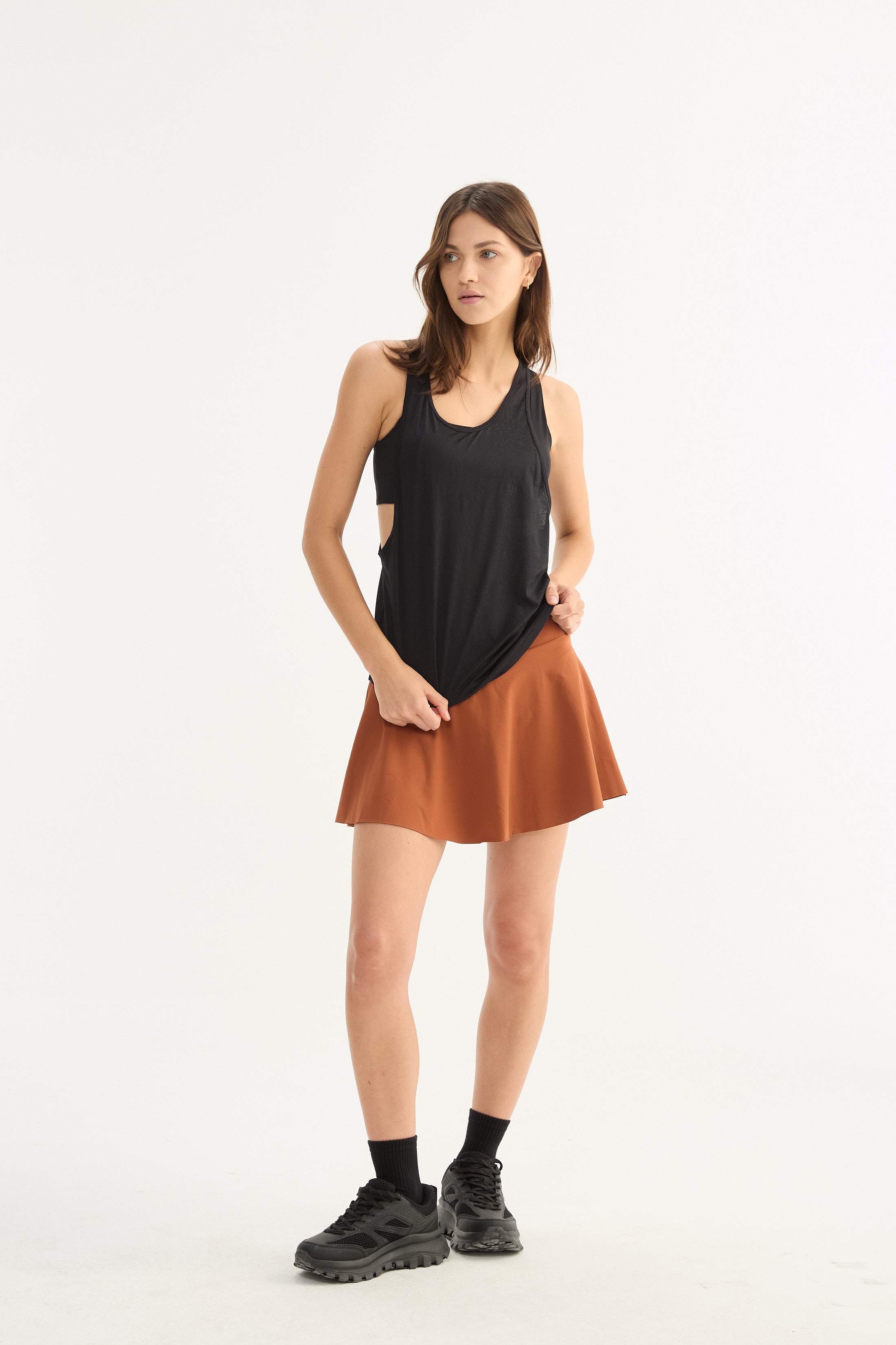 Remera Sin Mangas OV - PureSkin® - Negro