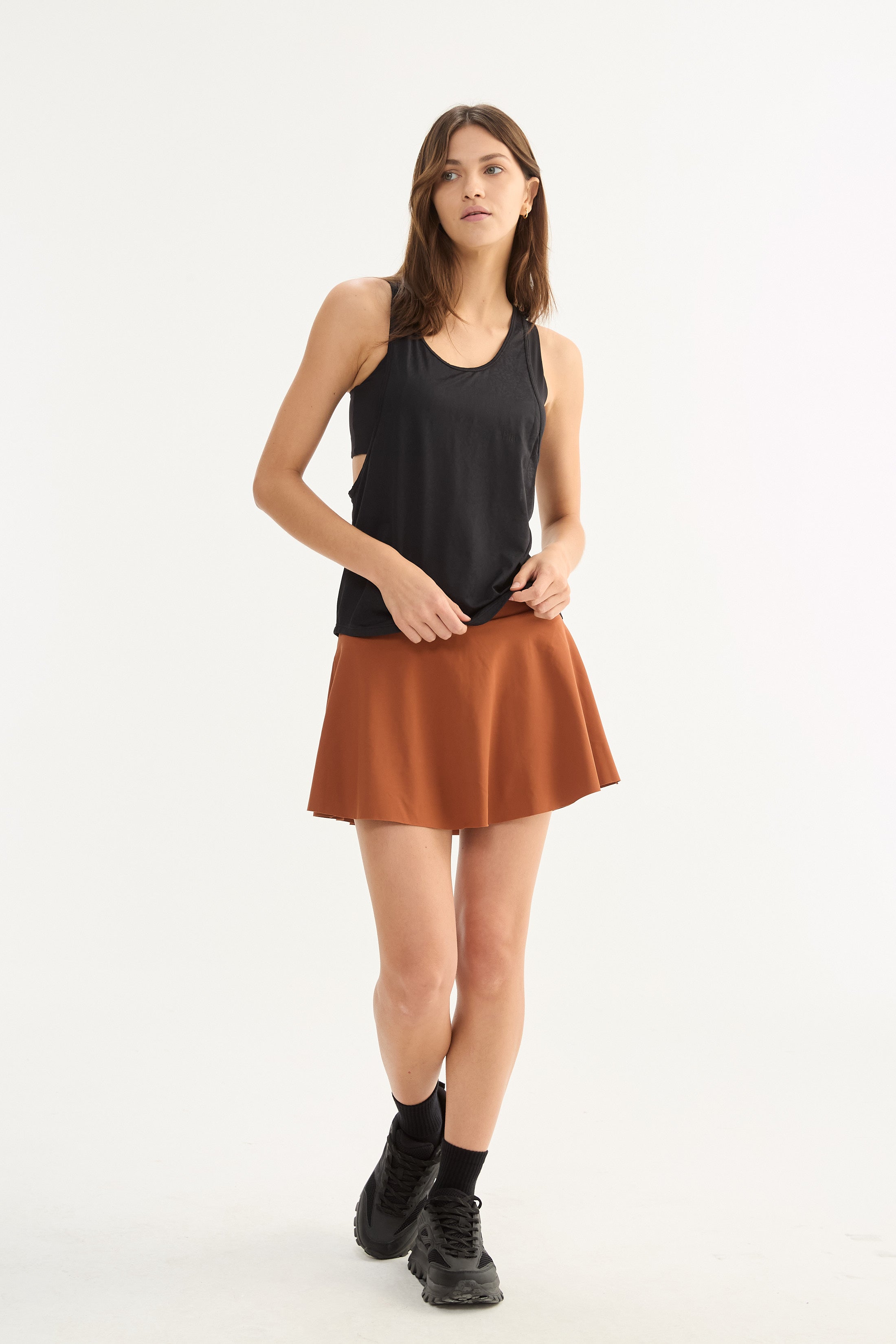 Remera Sin Mangas OV - PureSkin® - Negro