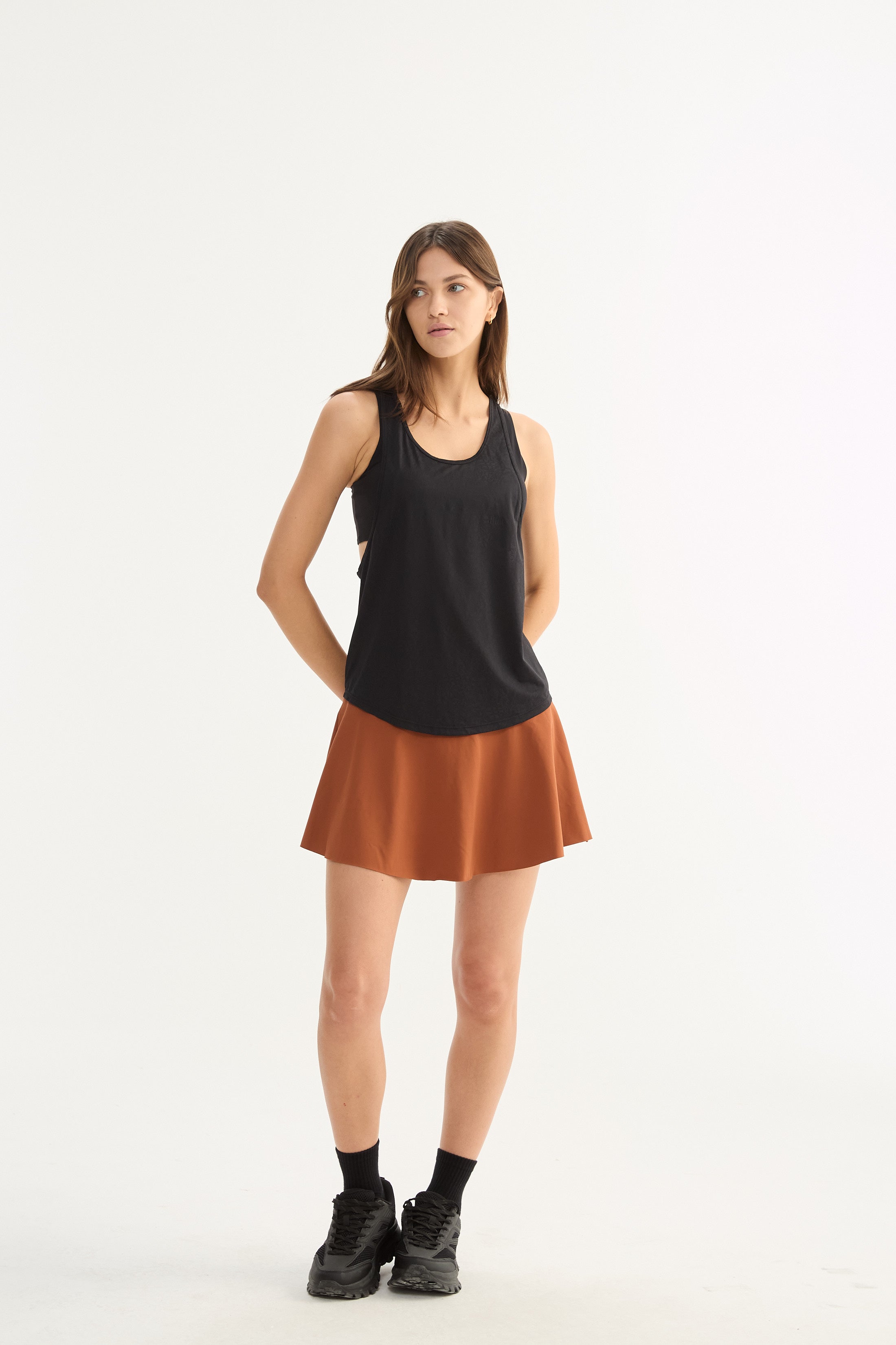 Remera Sin Mangas OV - PureSkin® - Negro