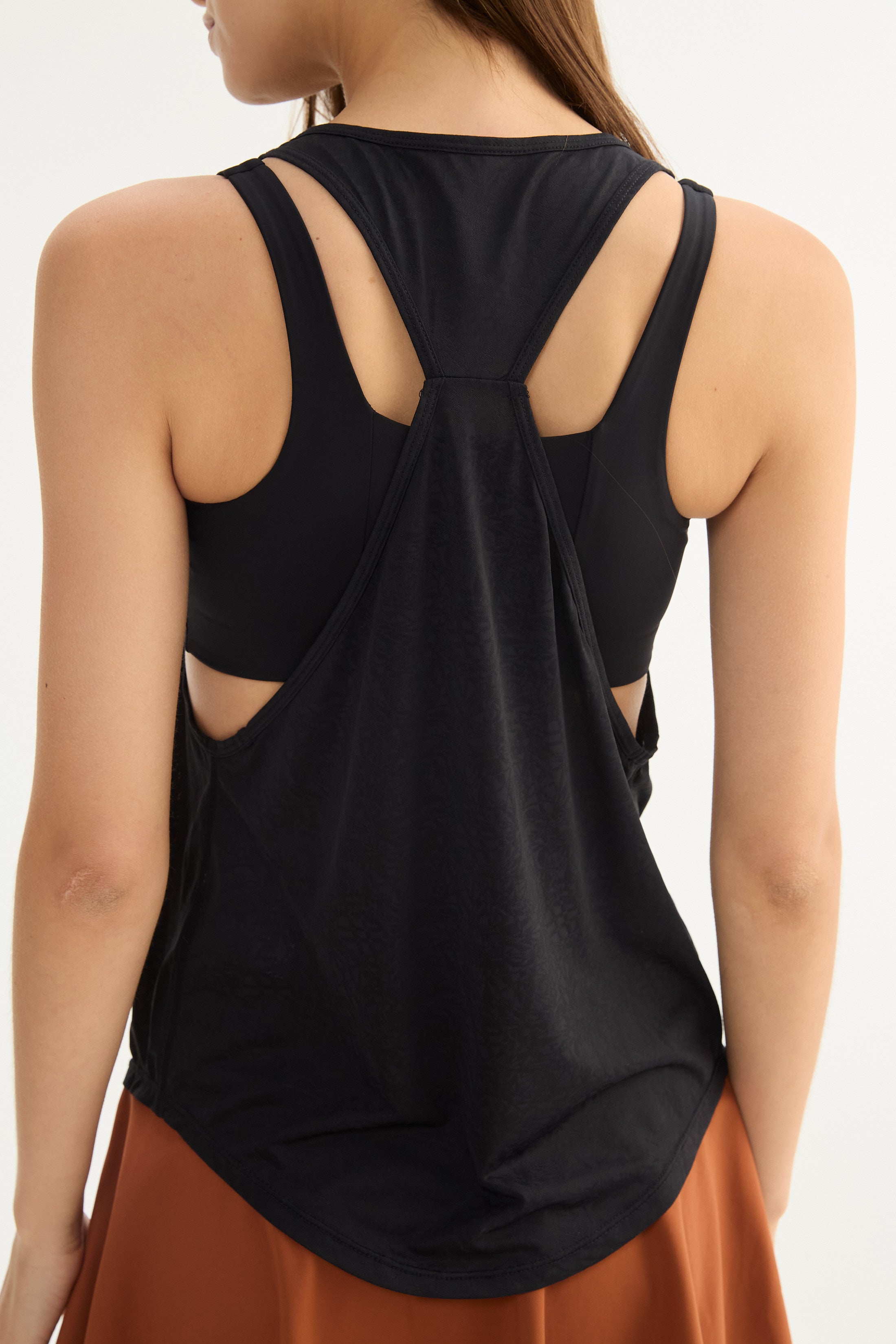 Remera Sin Mangas OV - PureSkin® - Negro