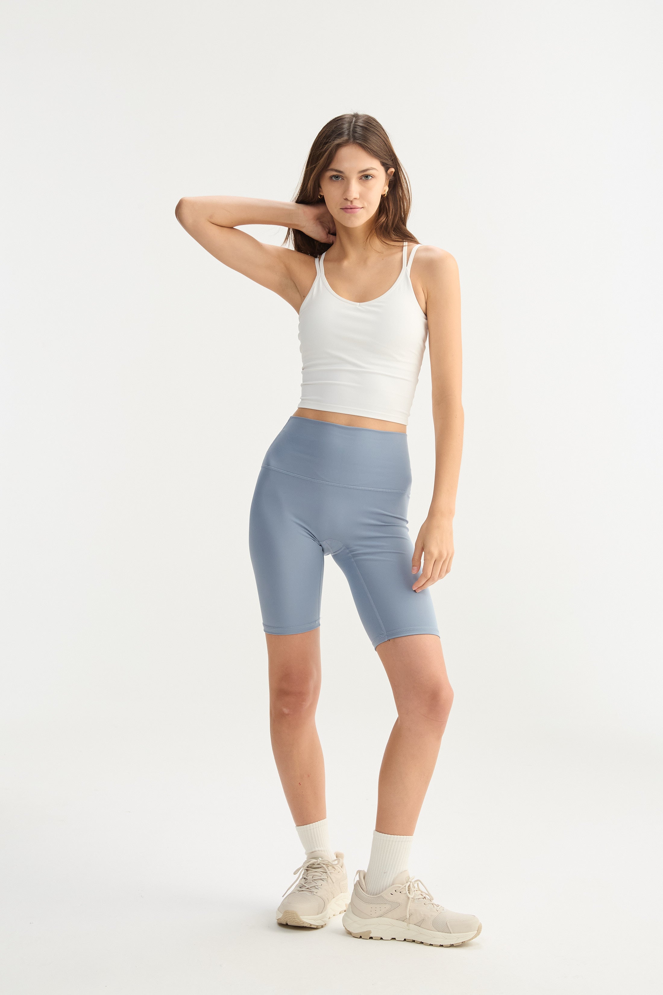 Biker Larga Zenith - PureSkin® - Celeste