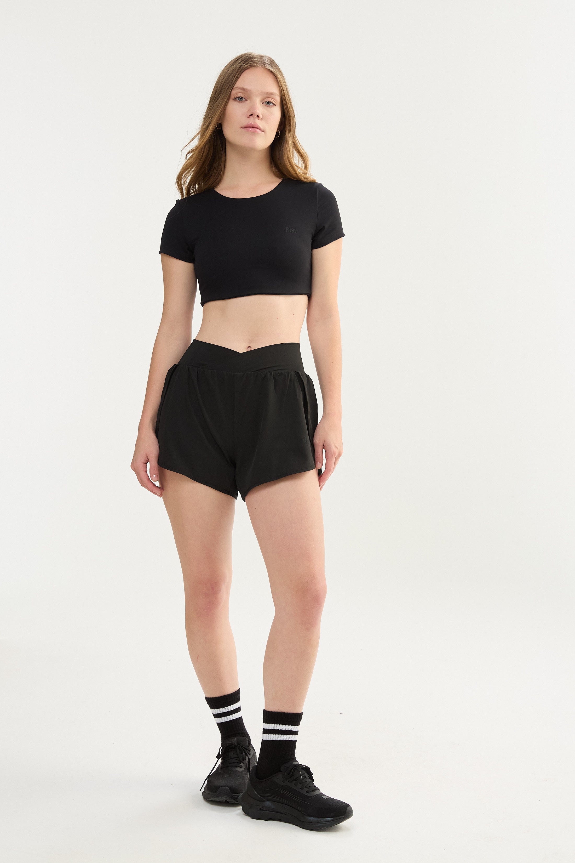 Top Manga Corta Foam - PureSkin® - Negro