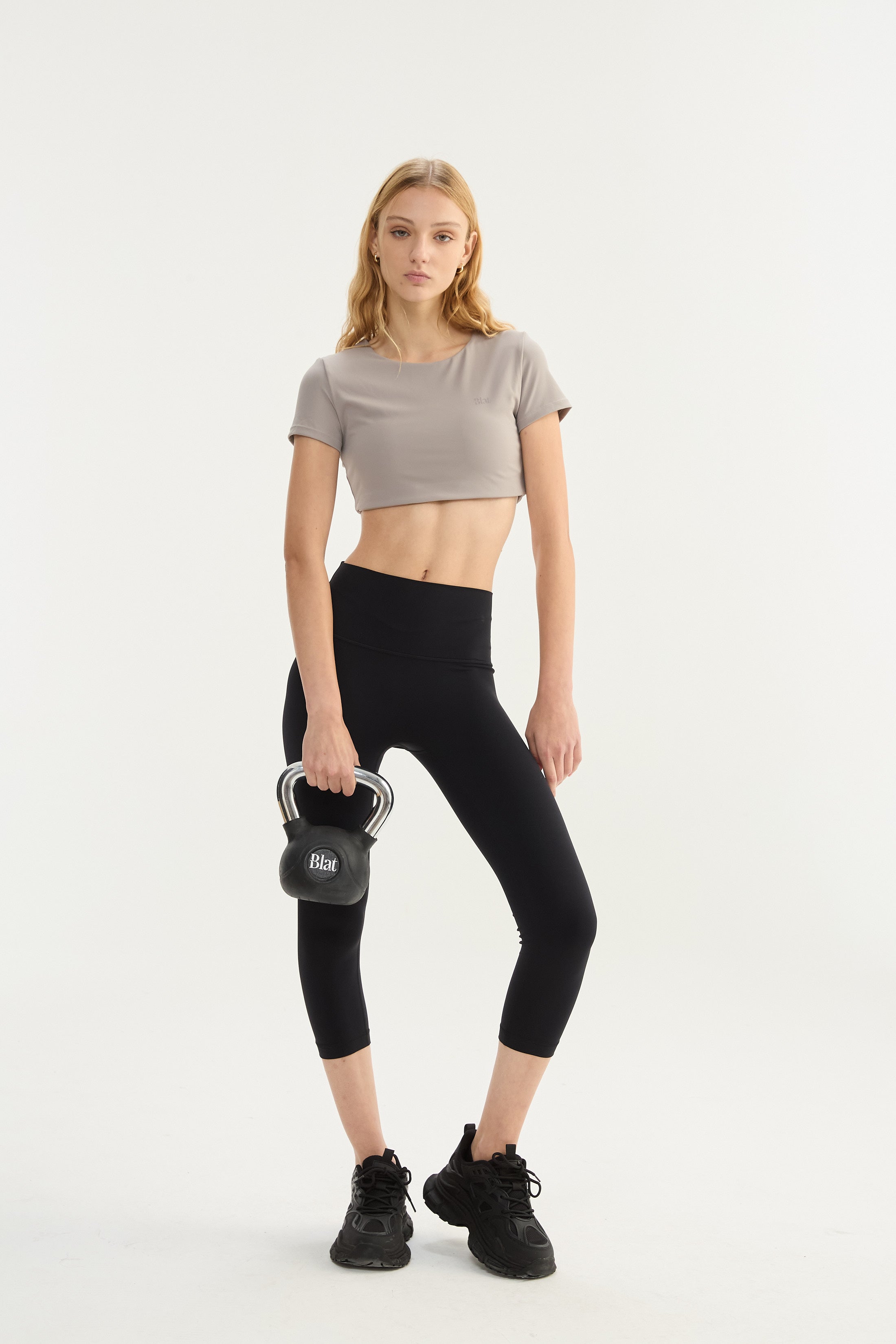 Top Manga Corta Foam - PureSkin® - Gris Ceniza