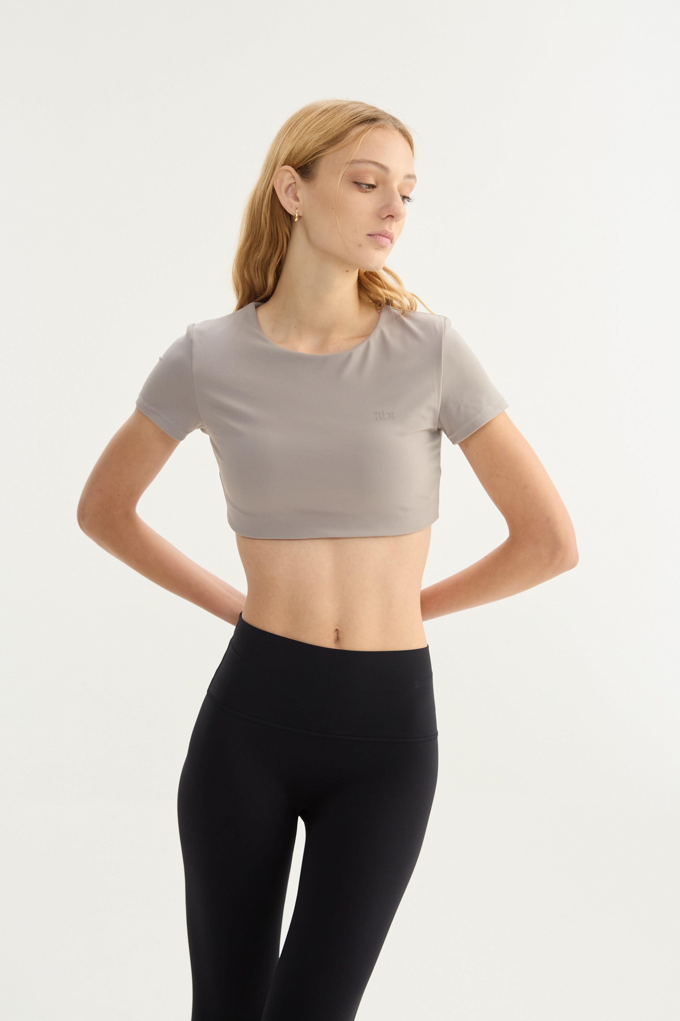 Top Manga Corta Foam - PureSkin® - Gris Ceniza