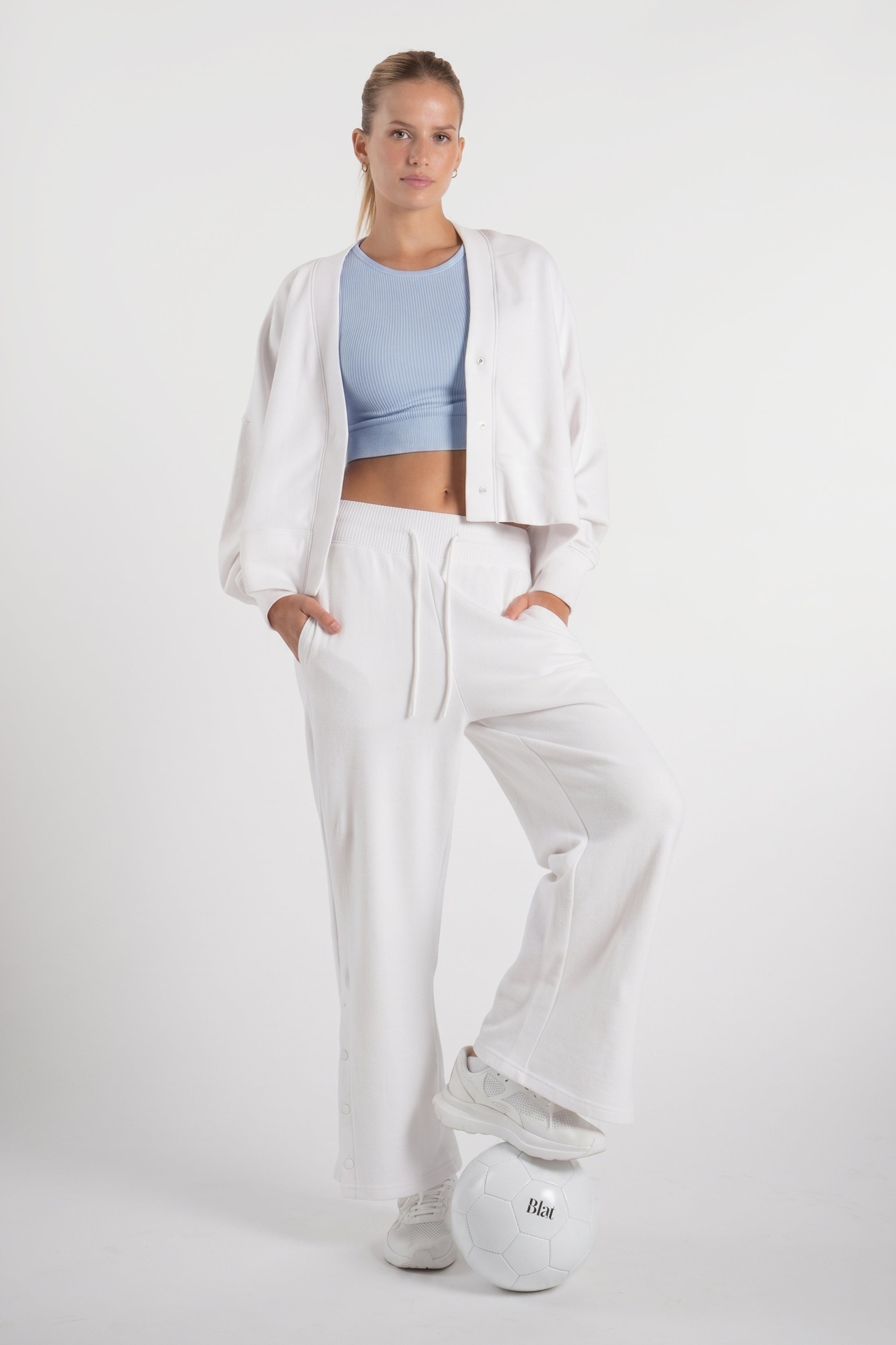 Pantalón Vesper - TechKnit® - Blanco