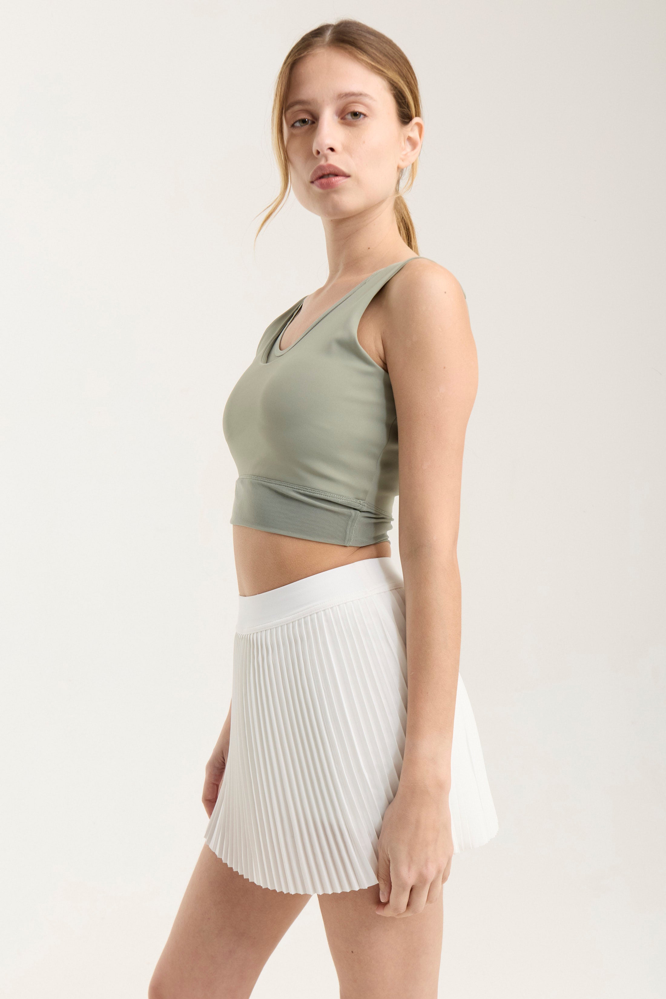 Pollera Lirae T  - Blanco