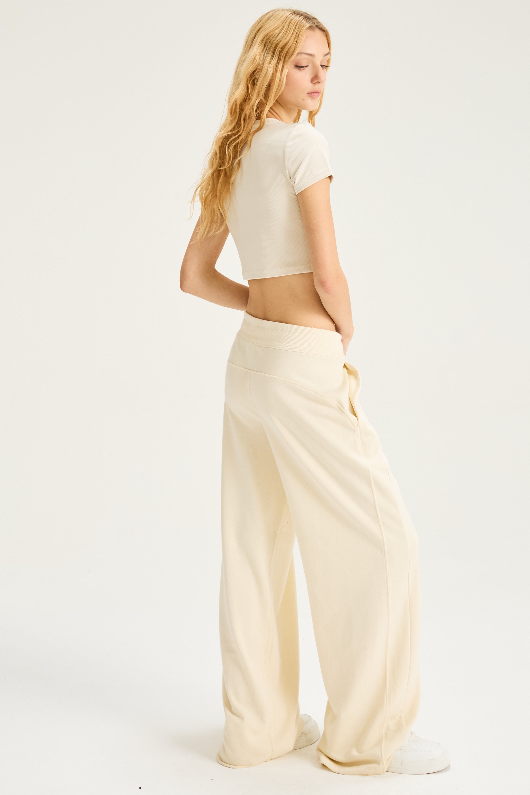 Remera Slim Crop - PureSkin® - Blanco