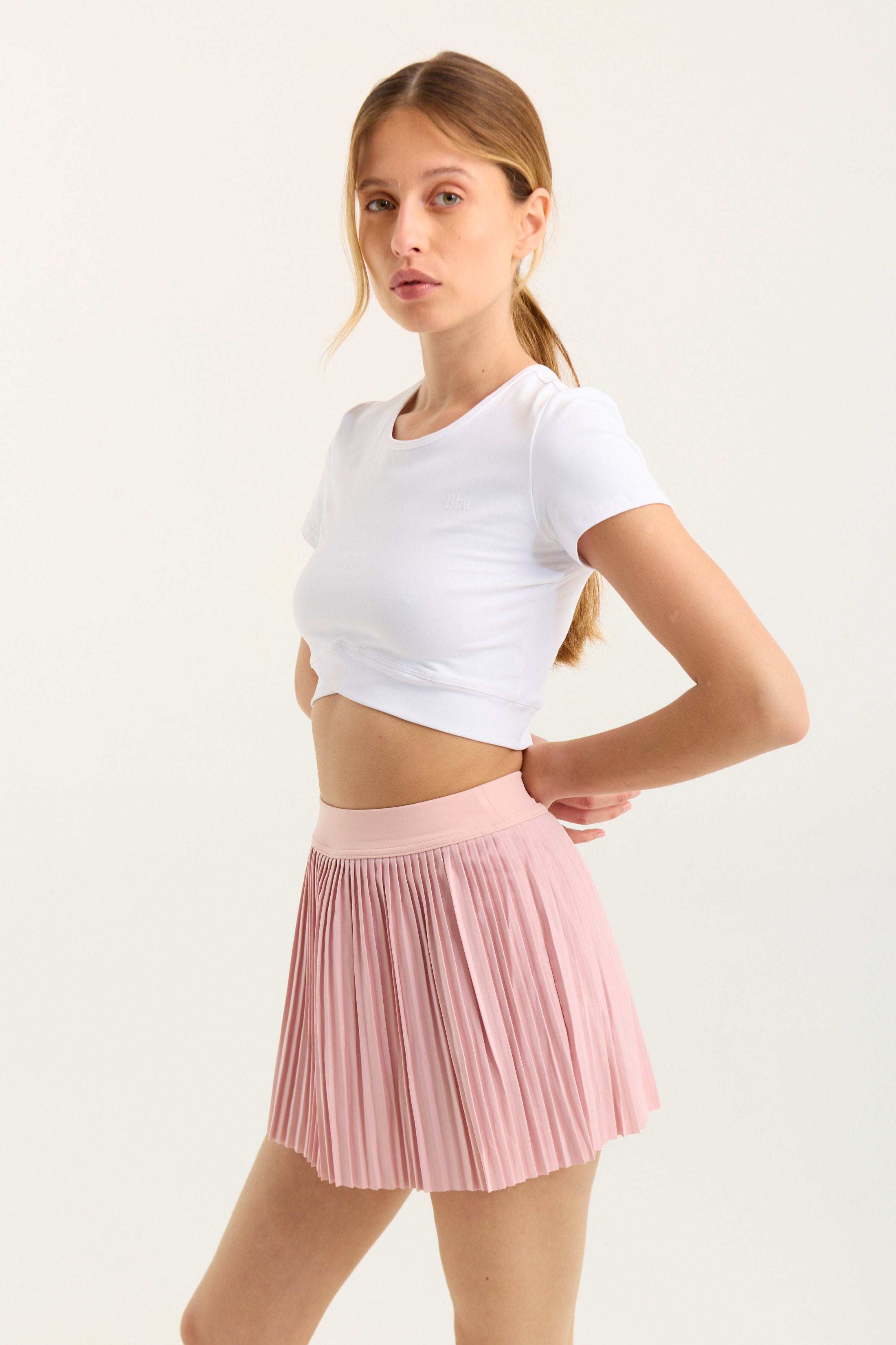 Top Manga Corta Glint - PureSkin® - Blanco