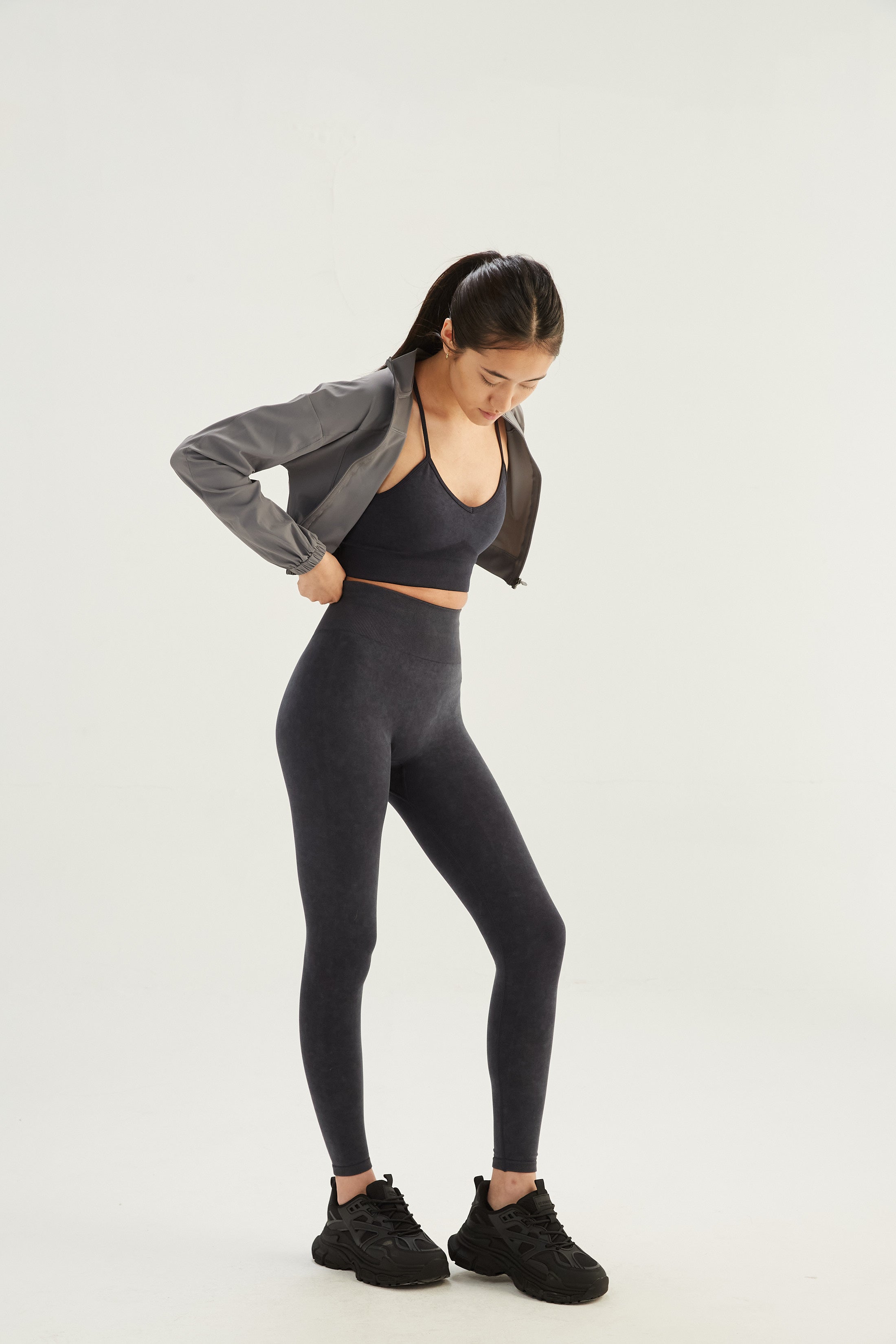 Calza Track Mode - PureSkin® - Negro