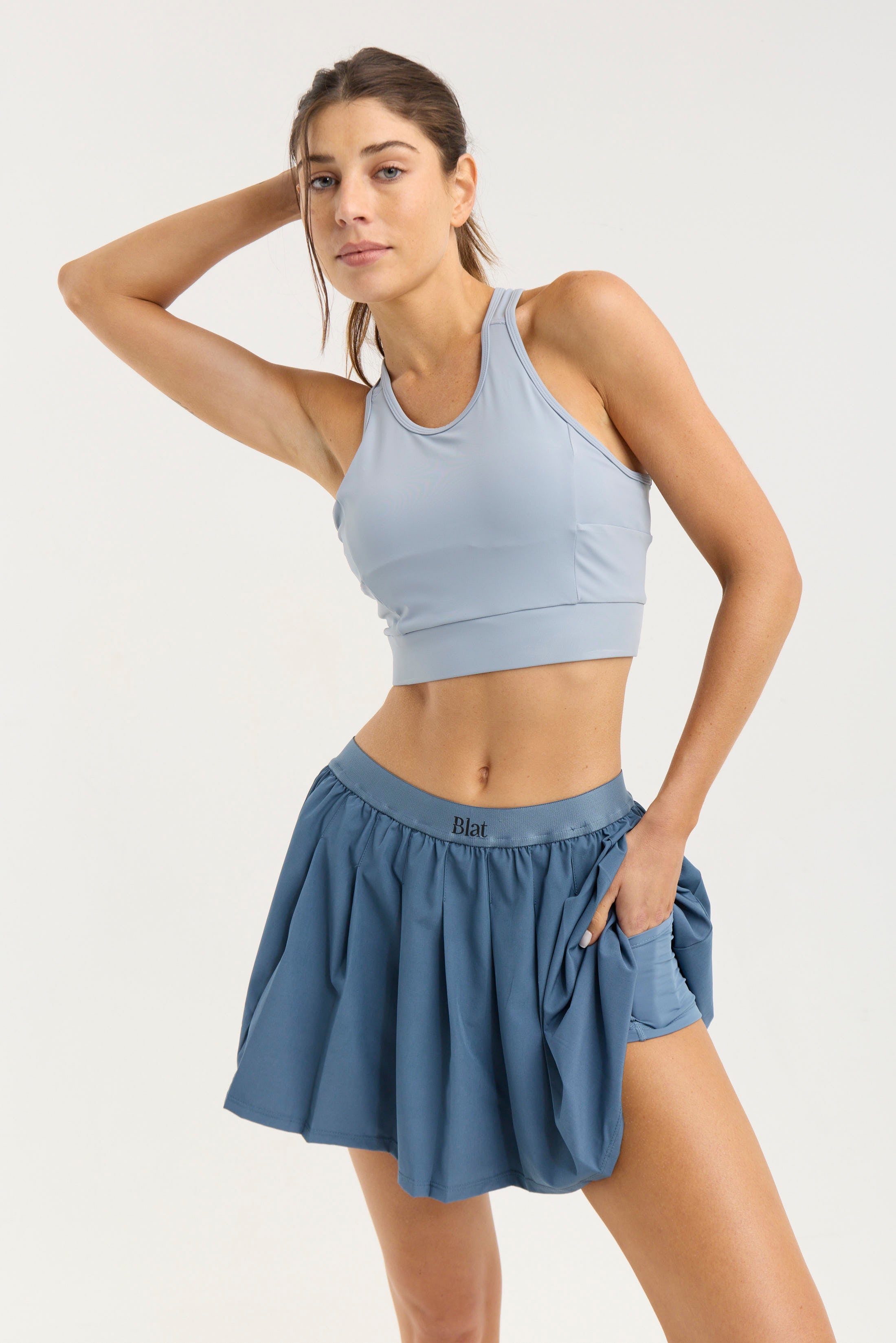 Pollera Cyclone - TechKnit® - Azul Petroleo