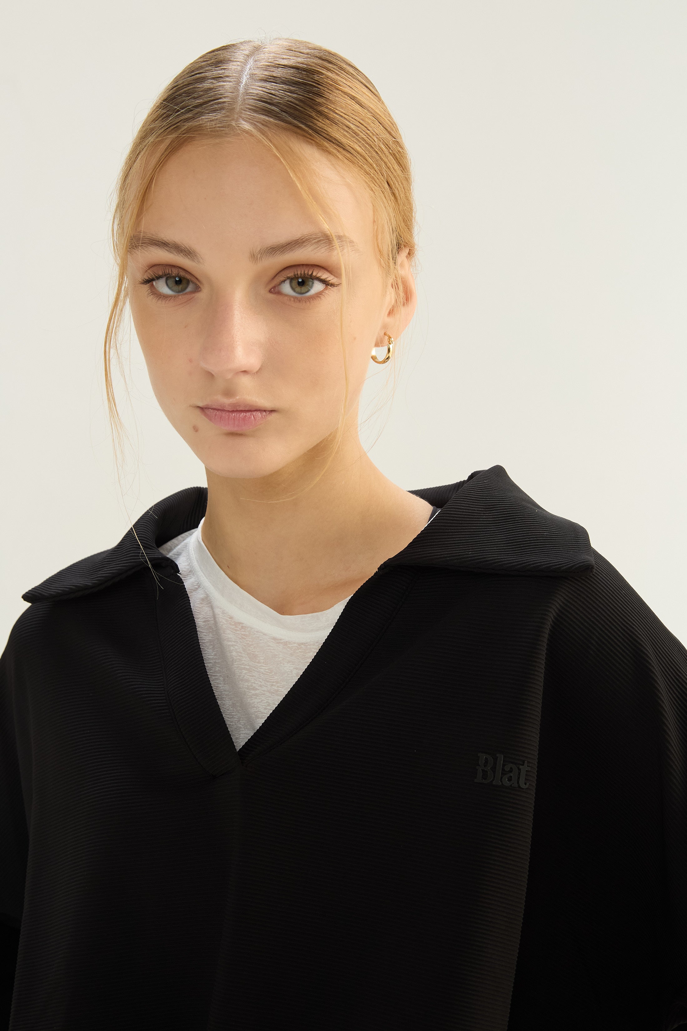 Buzo Jumper Armony - SleekRib® - Negro