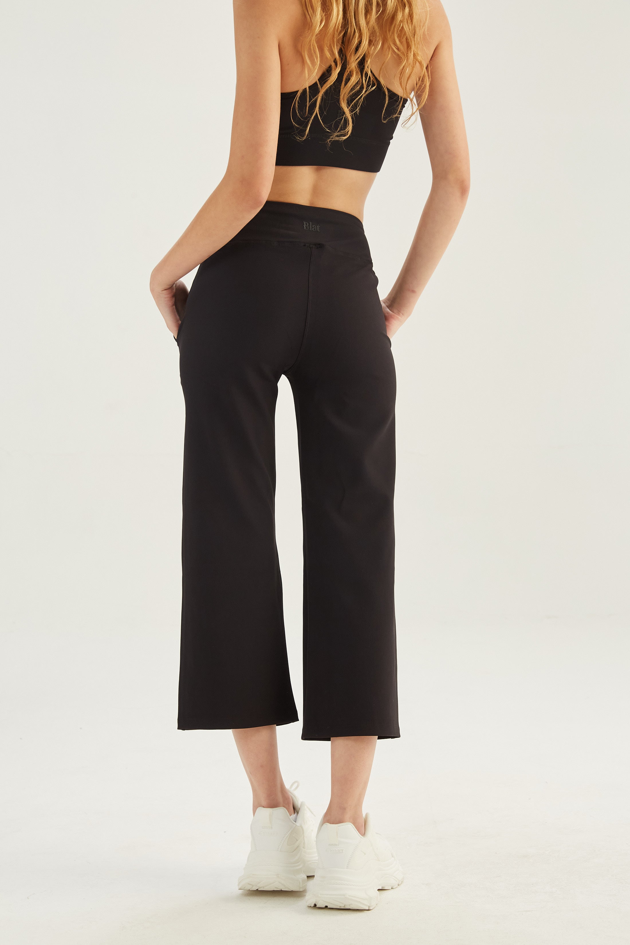Pantalón Sway - SleekRib® - Negro