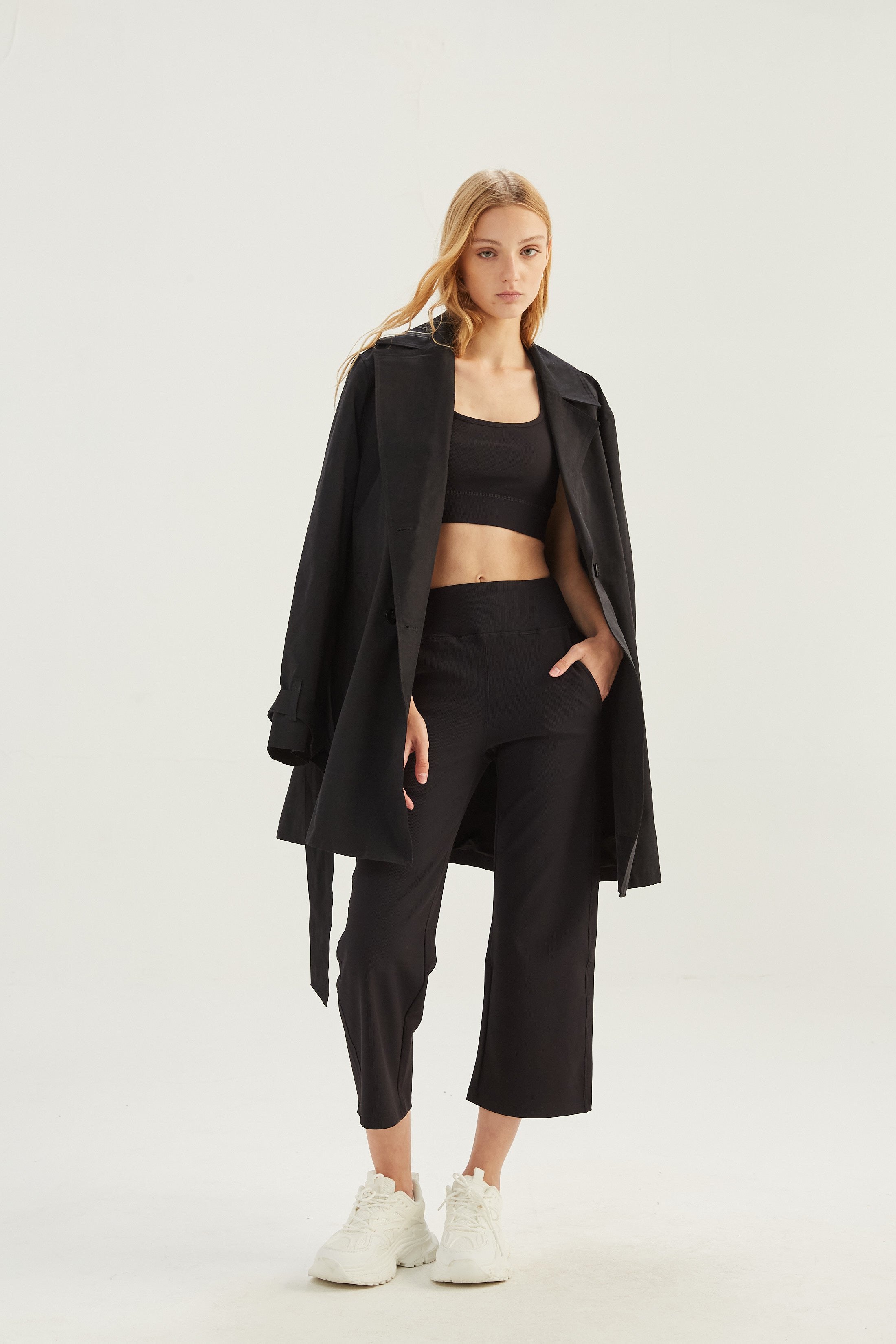 Pantalón Sway - SleekRib® - Negro