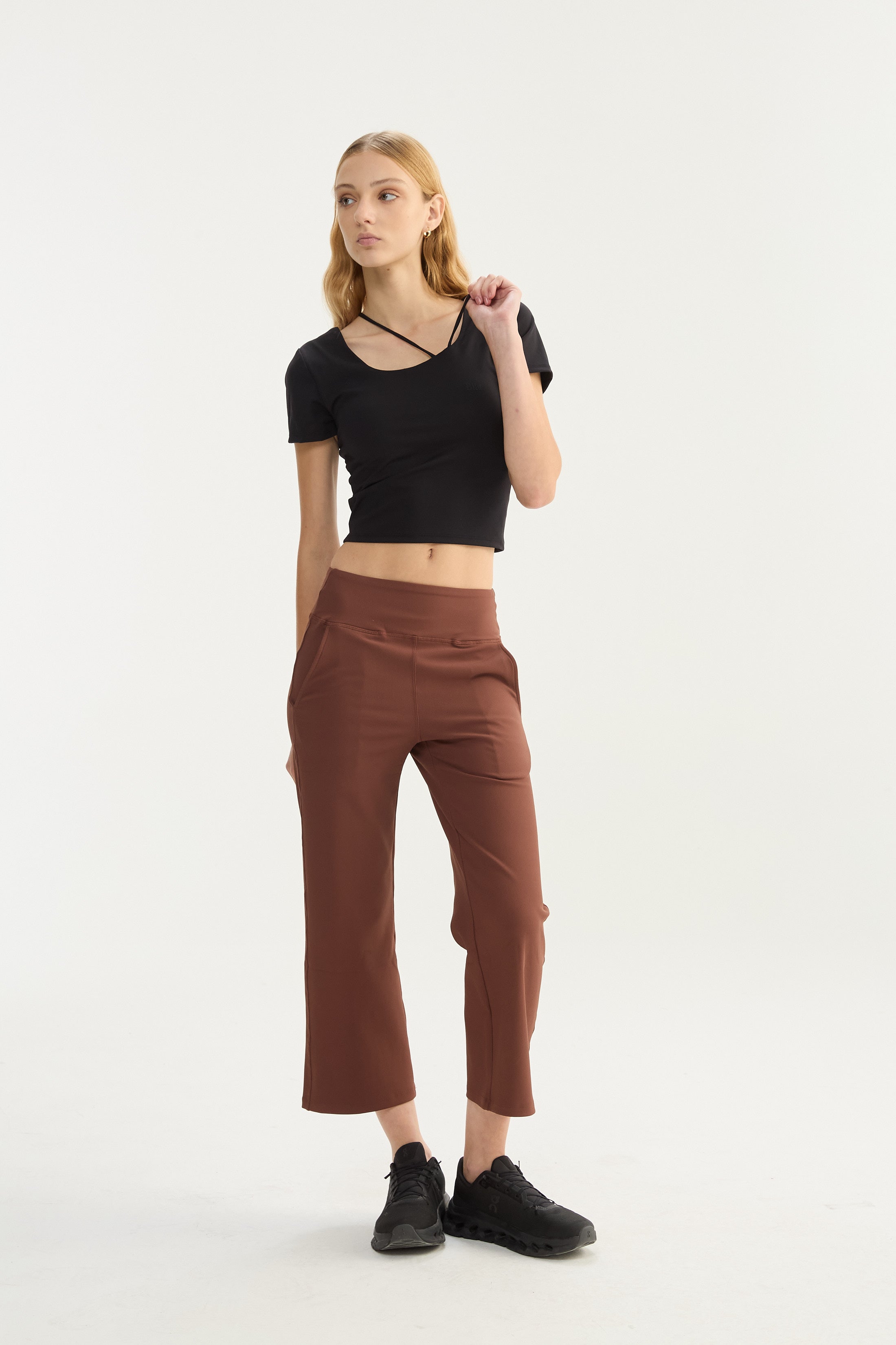 Top Manga Corta Vortex - PureSkin® - Negro