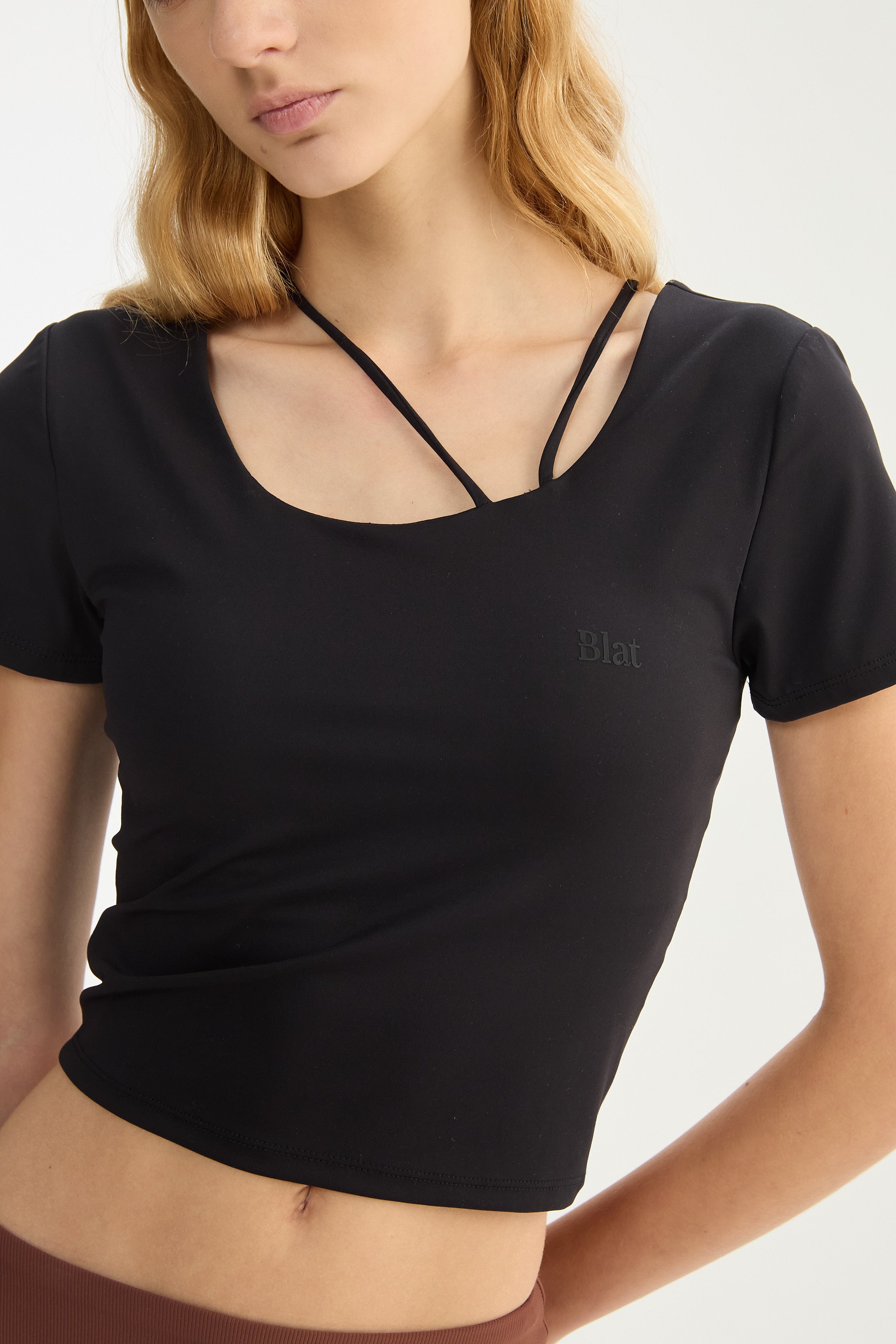 Top Manga Corta Vortex - PureSkin® - Negro