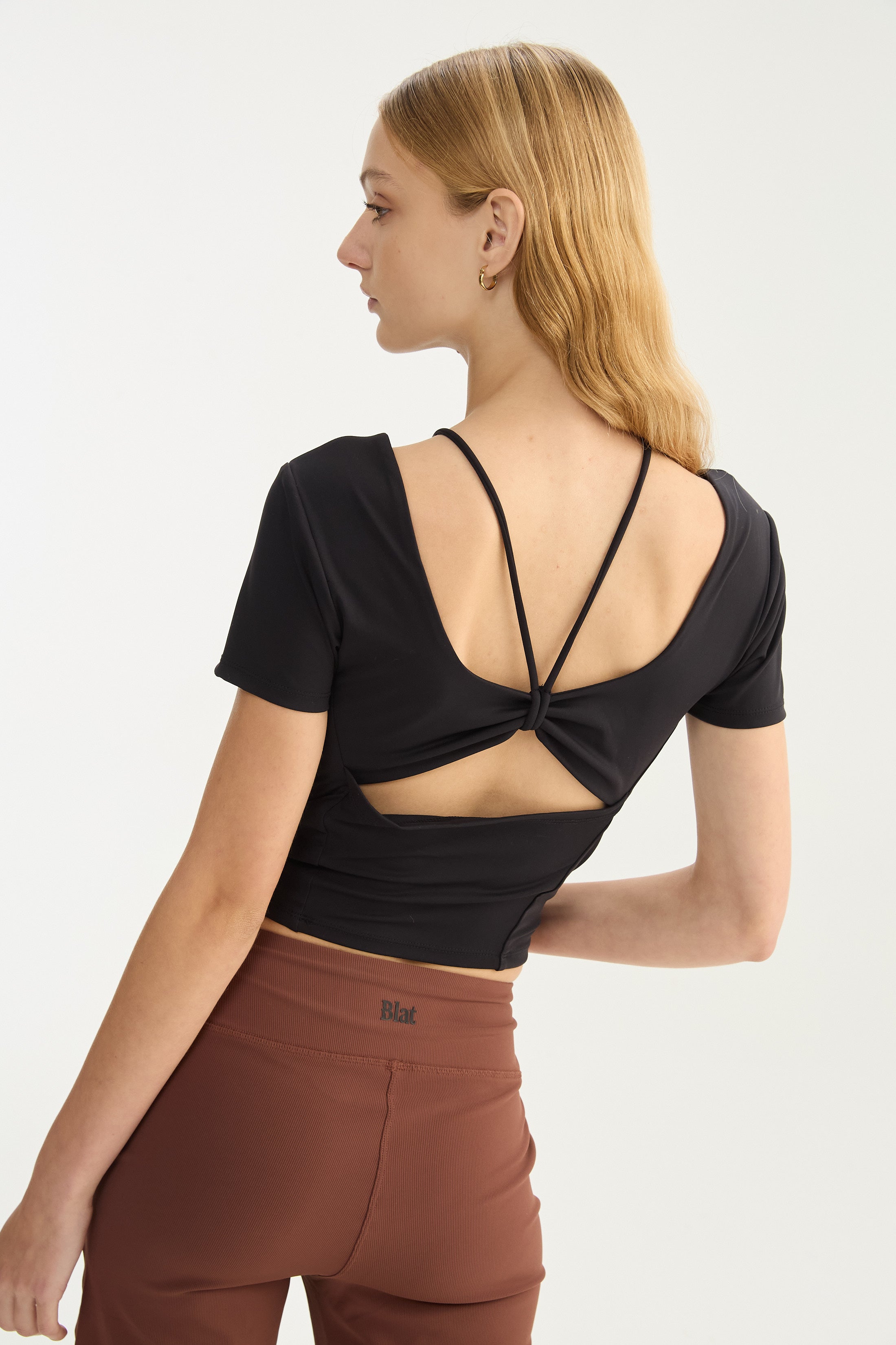 Top Manga Corta Vortex - PureSkin® - Negro
