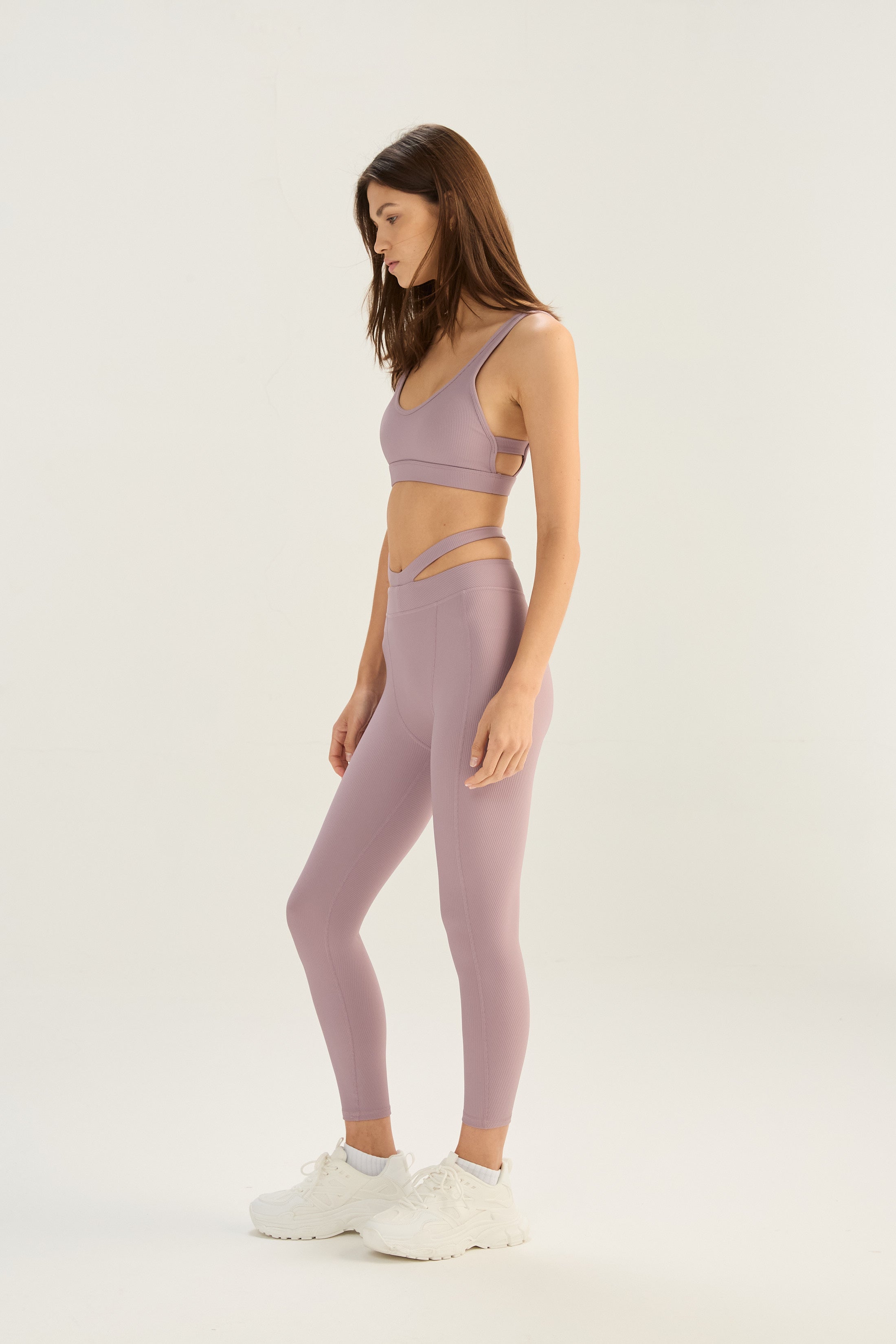 Calza Sculpt - SleekRib® - Lavanda