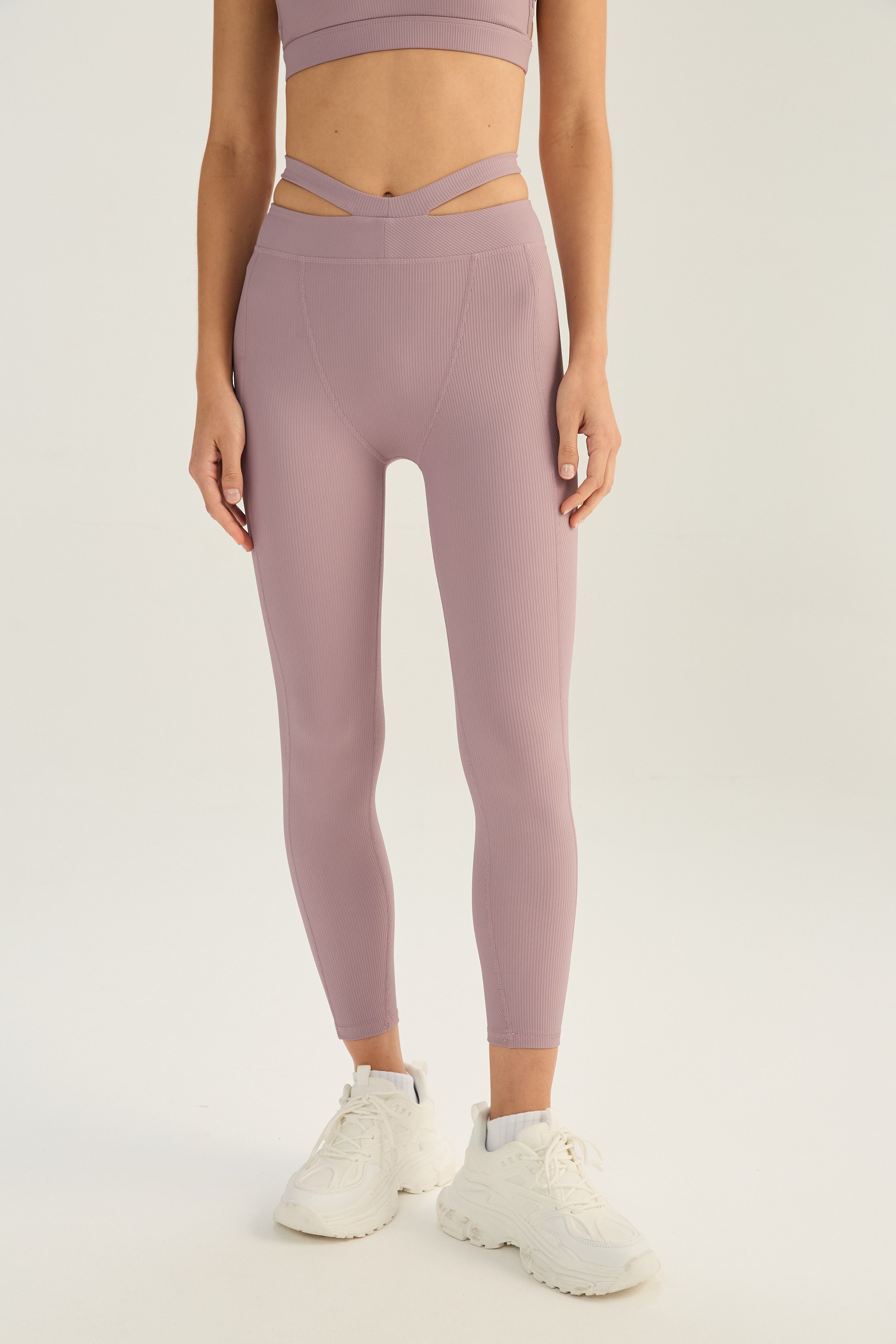 Calza Sculpt - SleekRib® - Lavanda