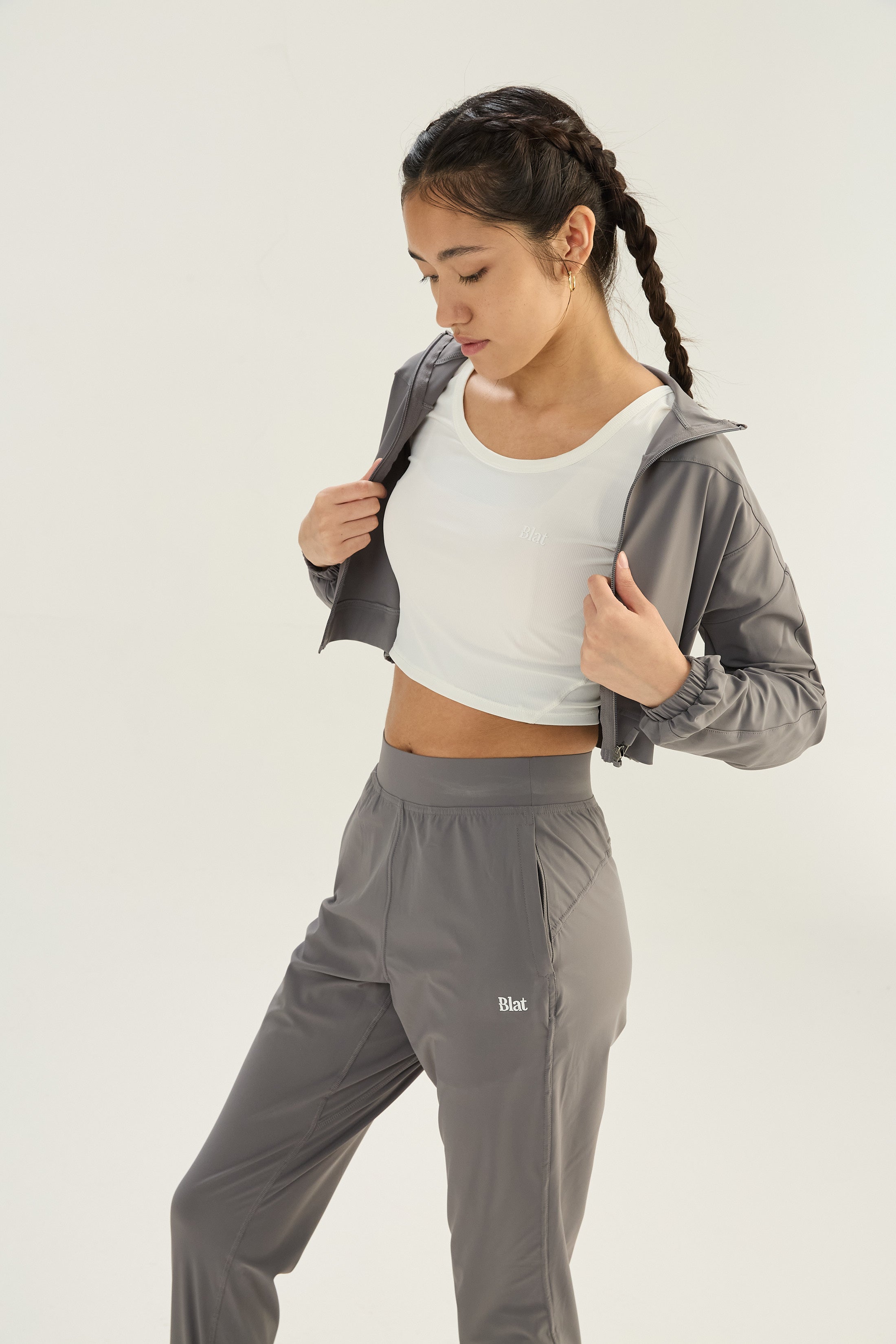 Top Manga Corta Sway - SleekRib® - Blanco