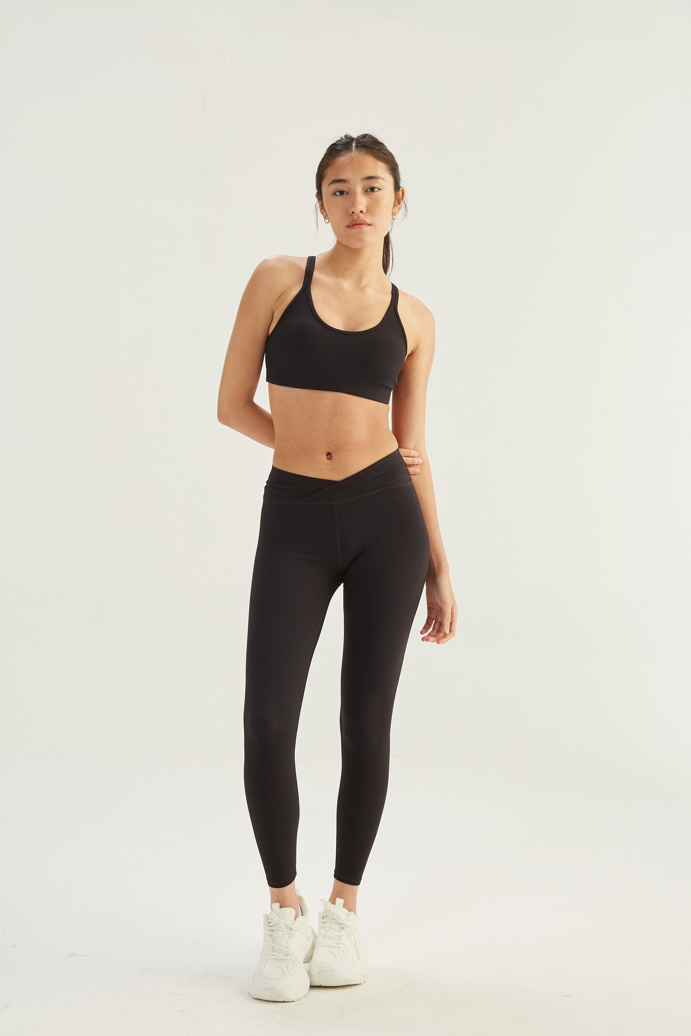 Calza Dynamic - SleekRib® - Negro