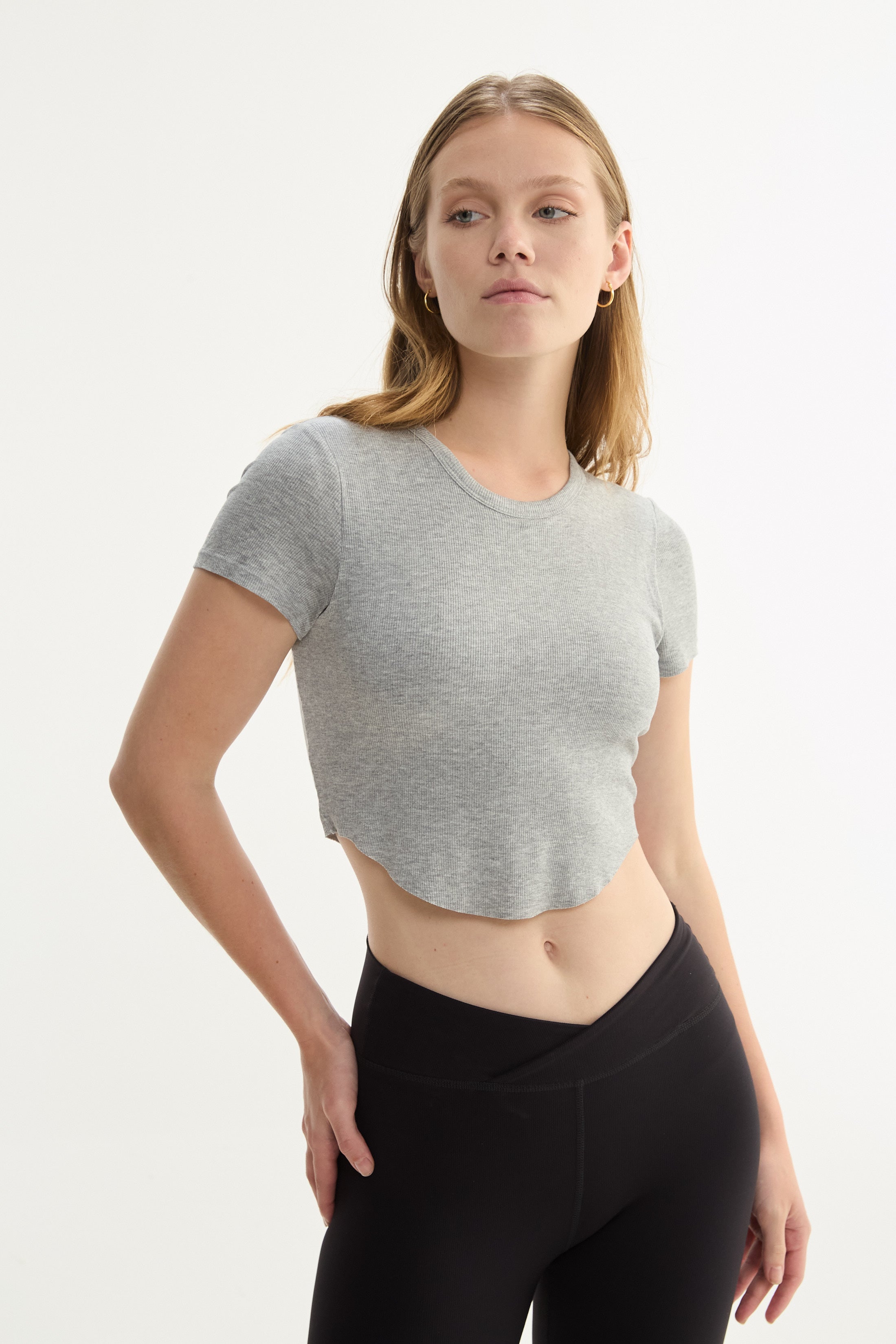 Remera Manga Corta Edge - Gris Ceniza