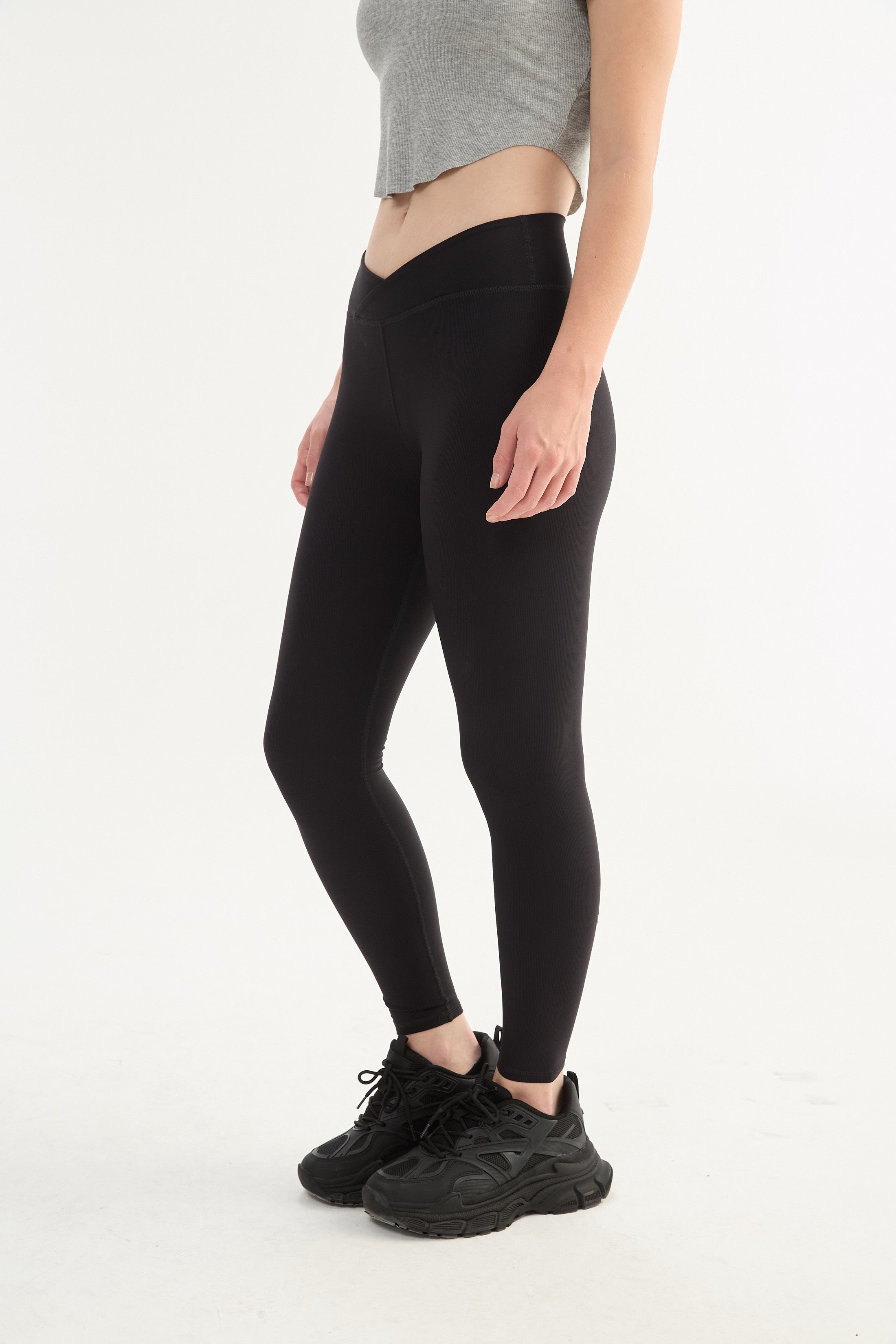Calza Dynamic - SleekRib® - Negro