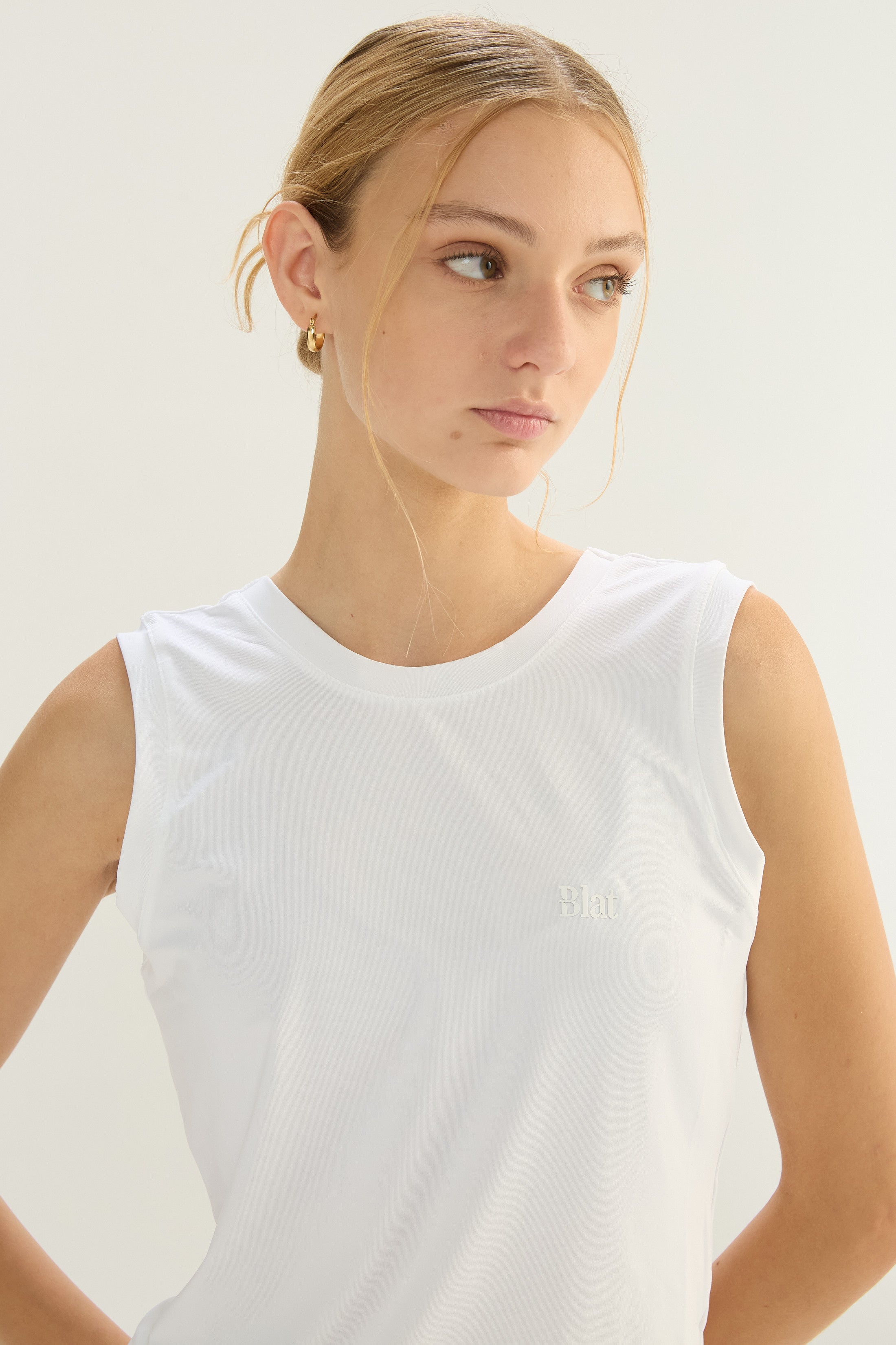 Remera U Back - Blanco