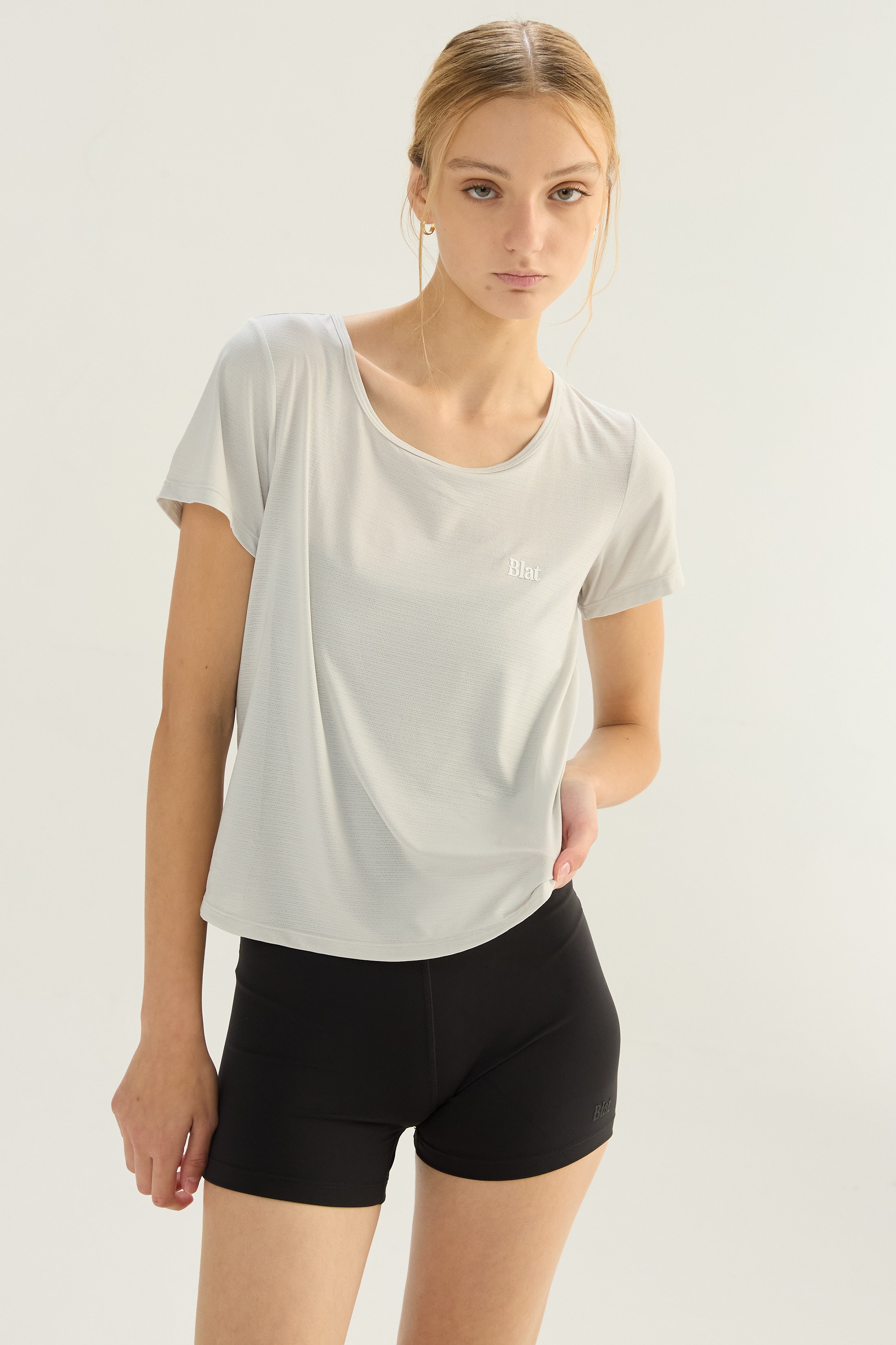 Remera X Back - Gris Plata