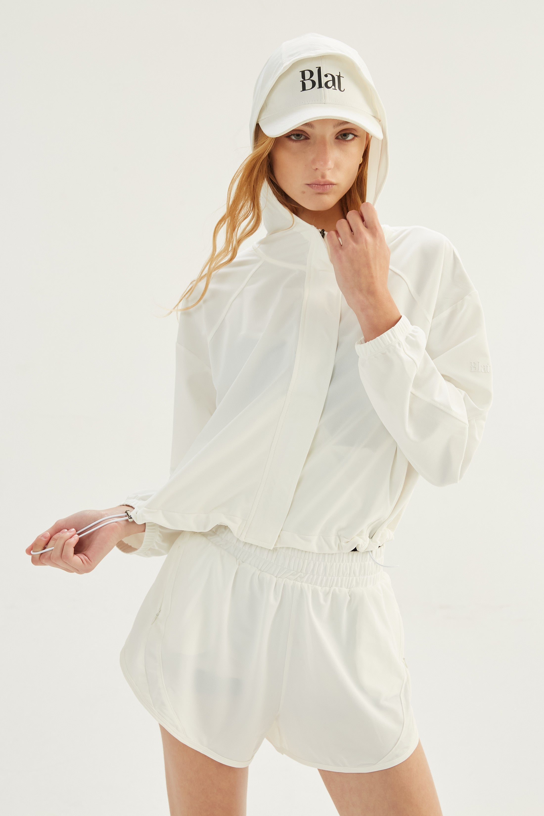 Campera Corta Motion - TechKnit® - Blanco