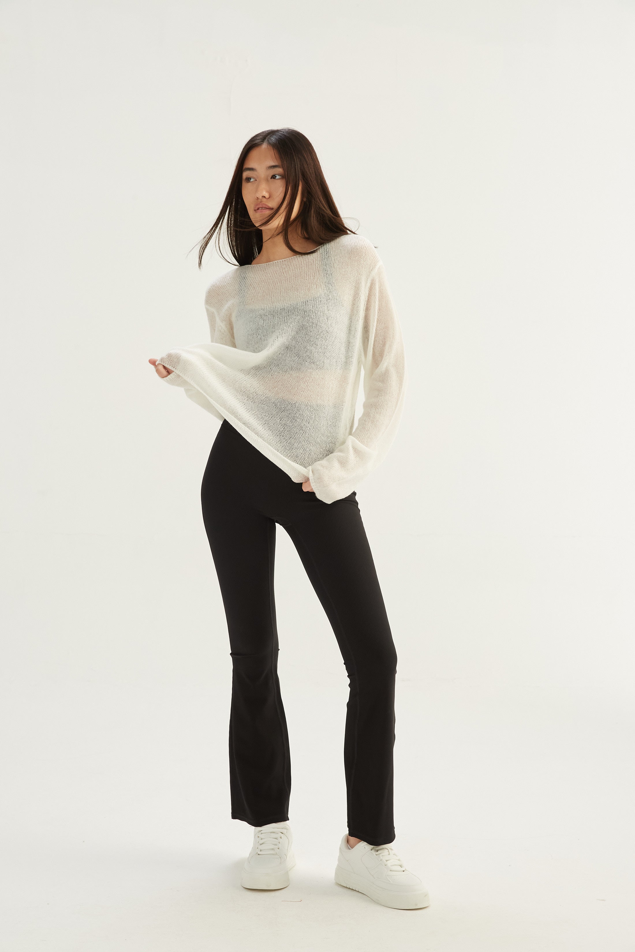Pantalón Armony - SleekRib® - Negro