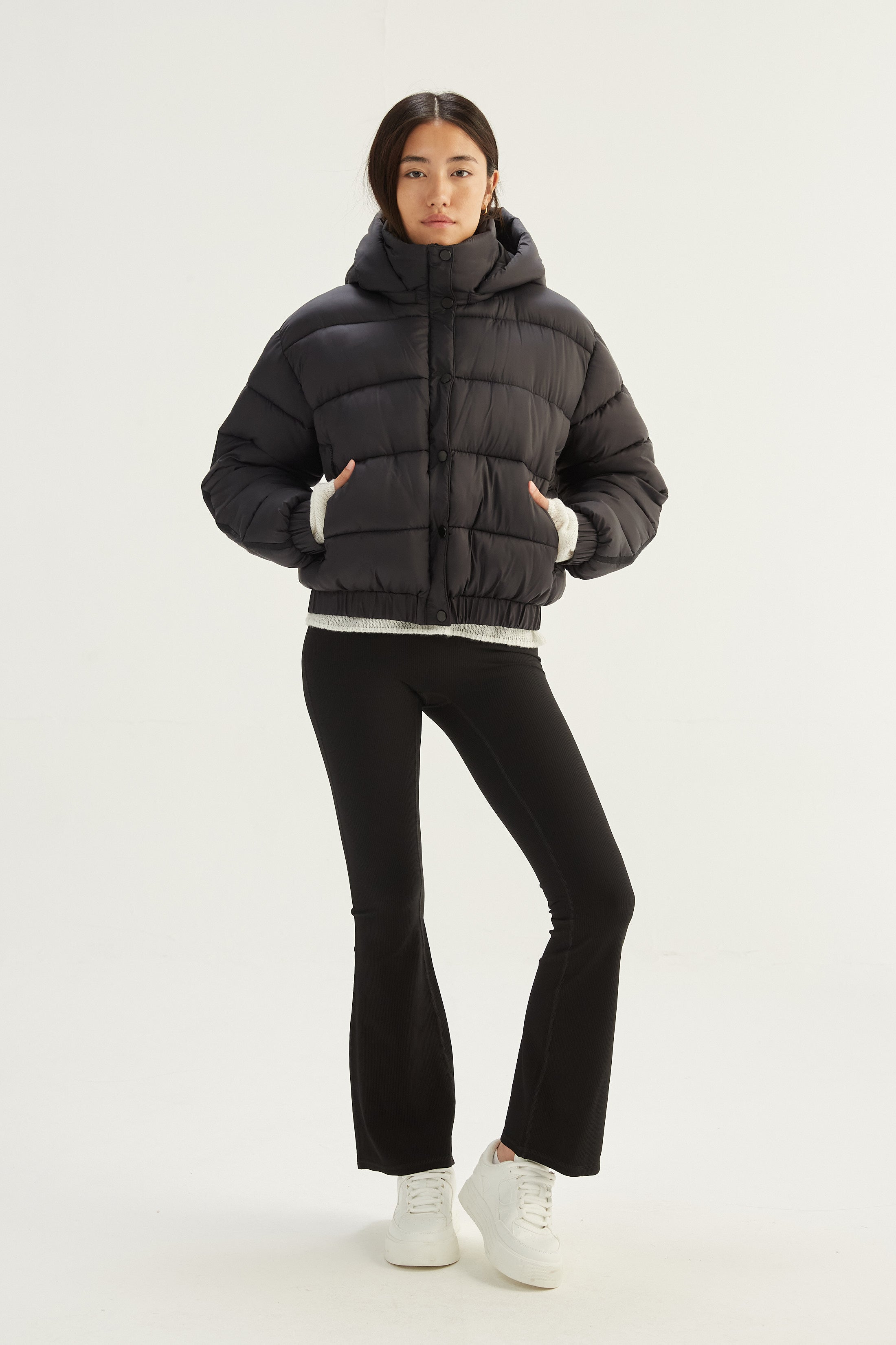 Pantalón Armony - SleekRib® - Negro