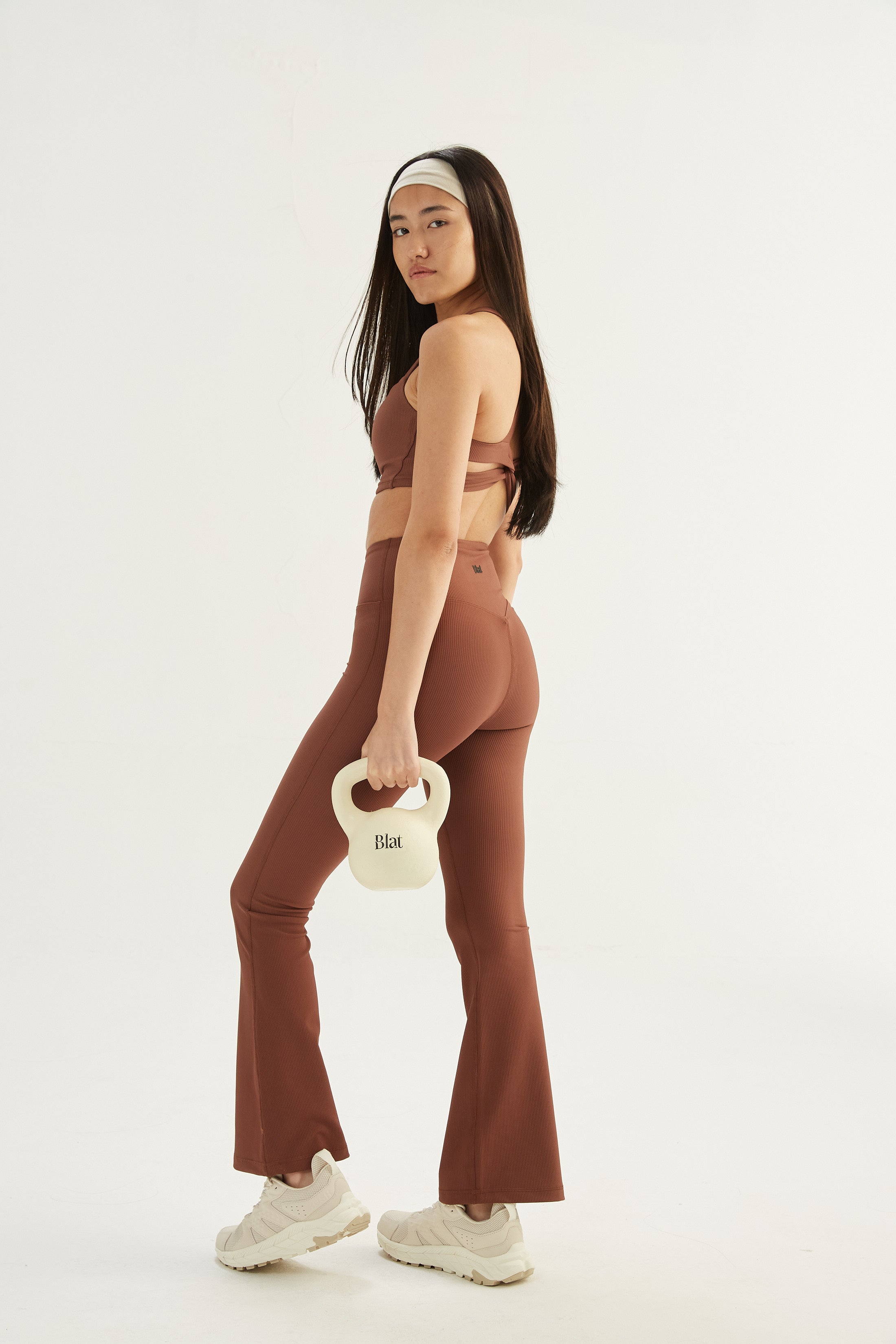Top Armony Cruzado - SleekRib® - Chocolate