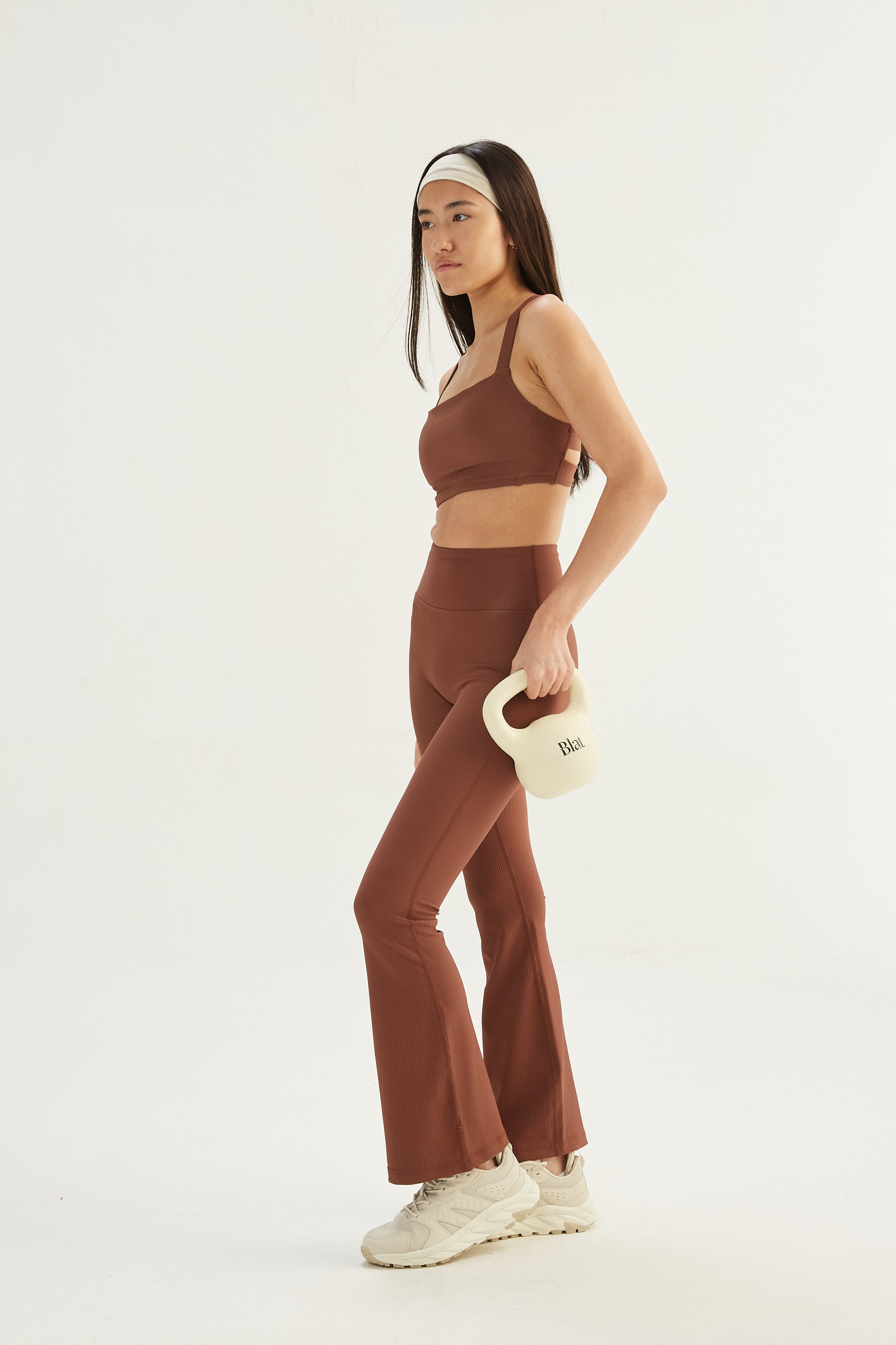 Pantalón Armony - SleekRib® - Chocolate
