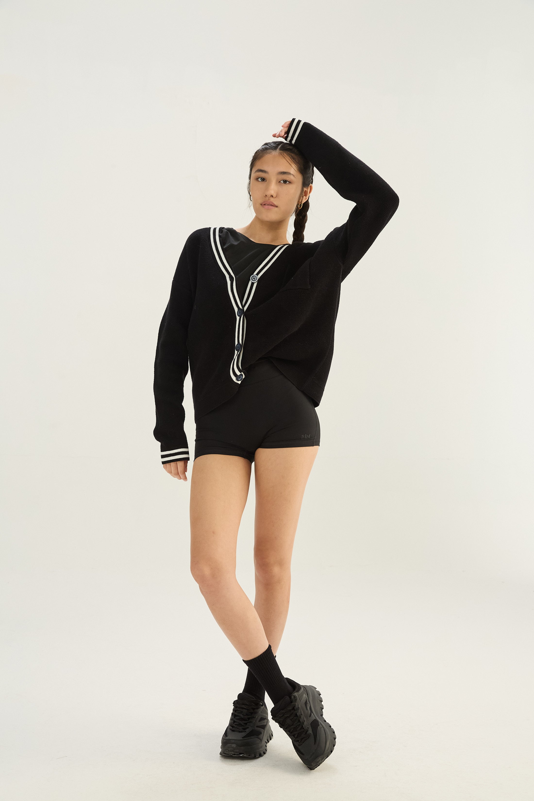 Cardigan Poise - Negro