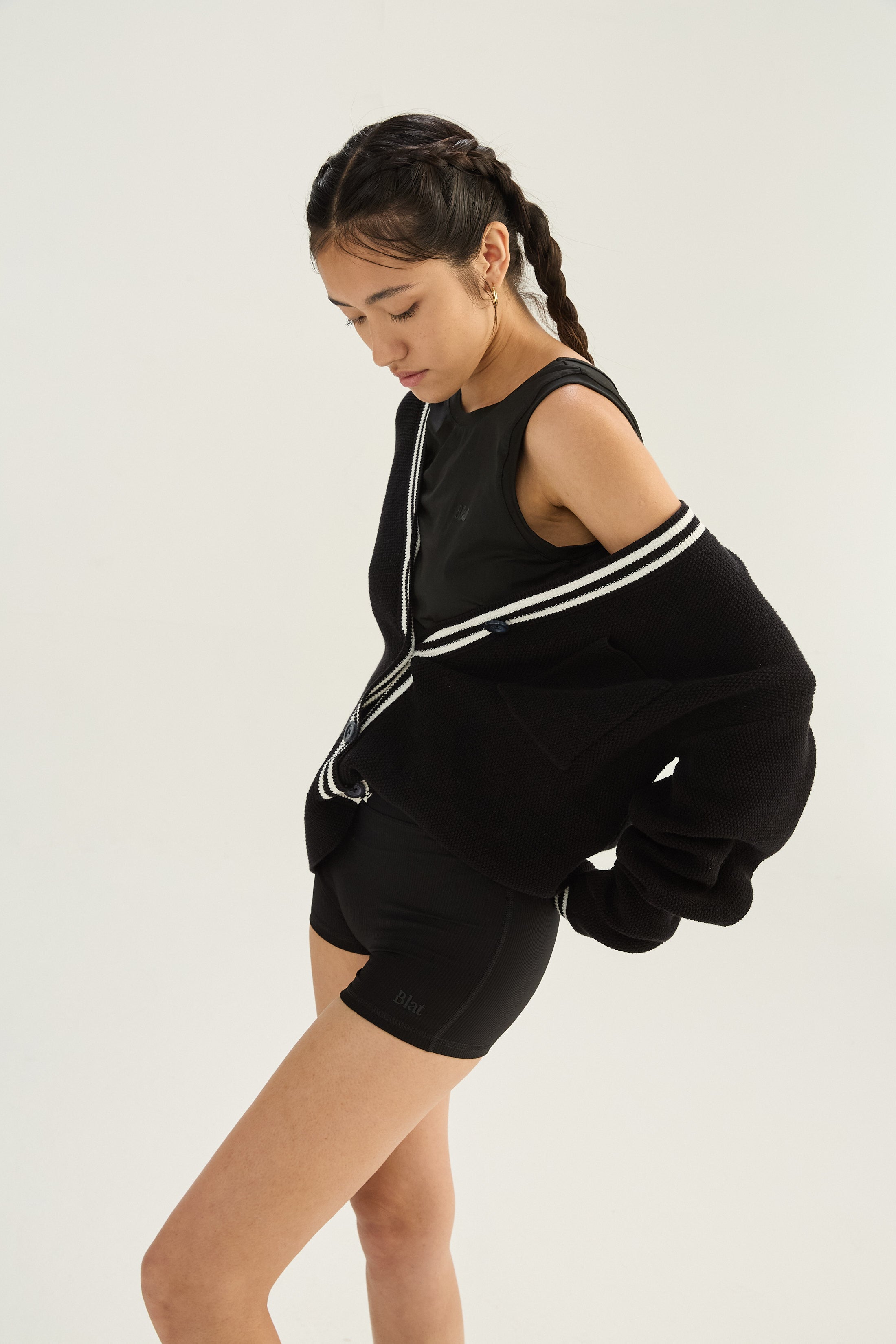 Cardigan Poise - Negro