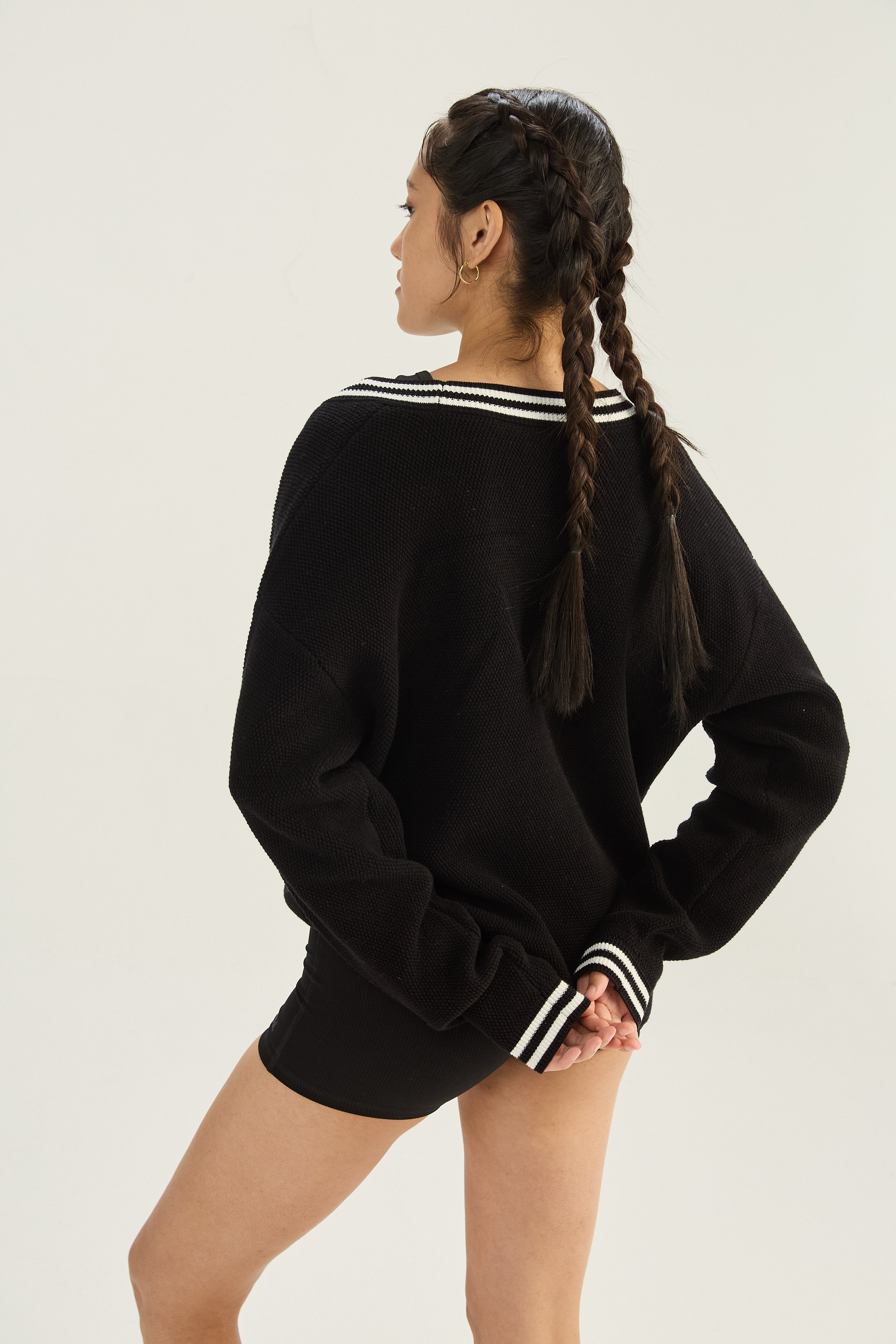Cardigan Poise - Negro