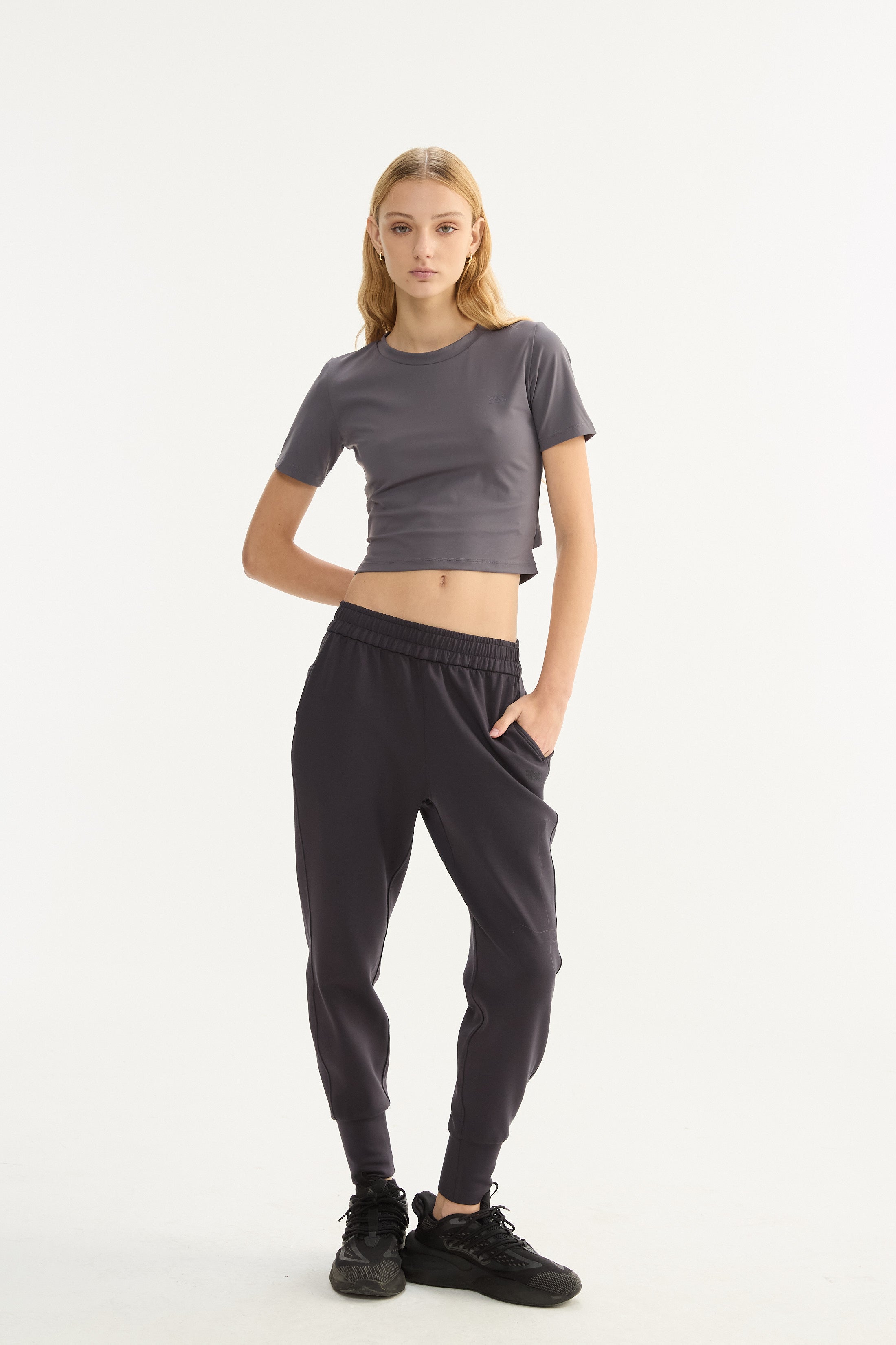 Top Manga Corta Shine - PureSkin® - Acero