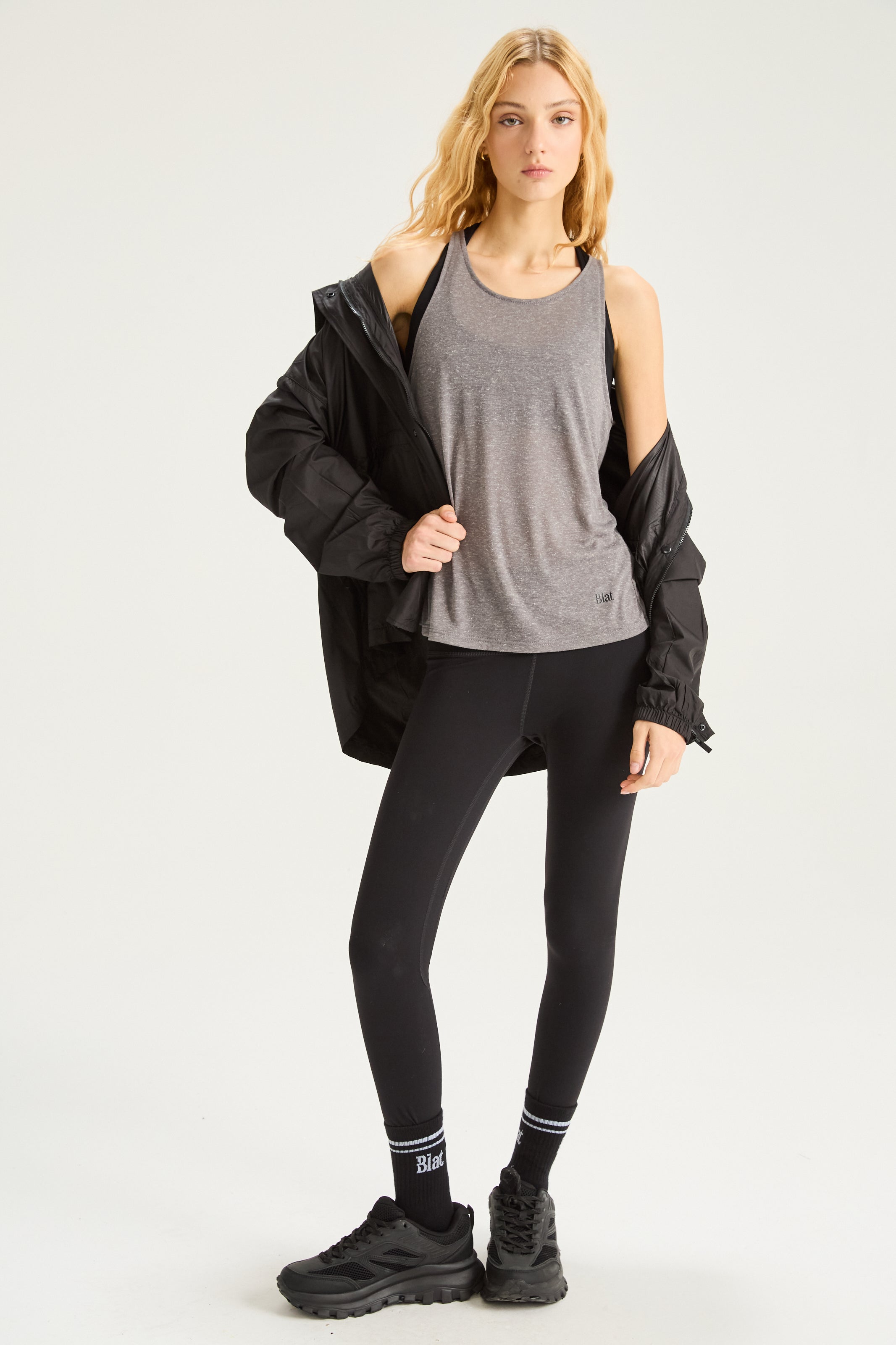 Musculosa Movement - Gris ceniza