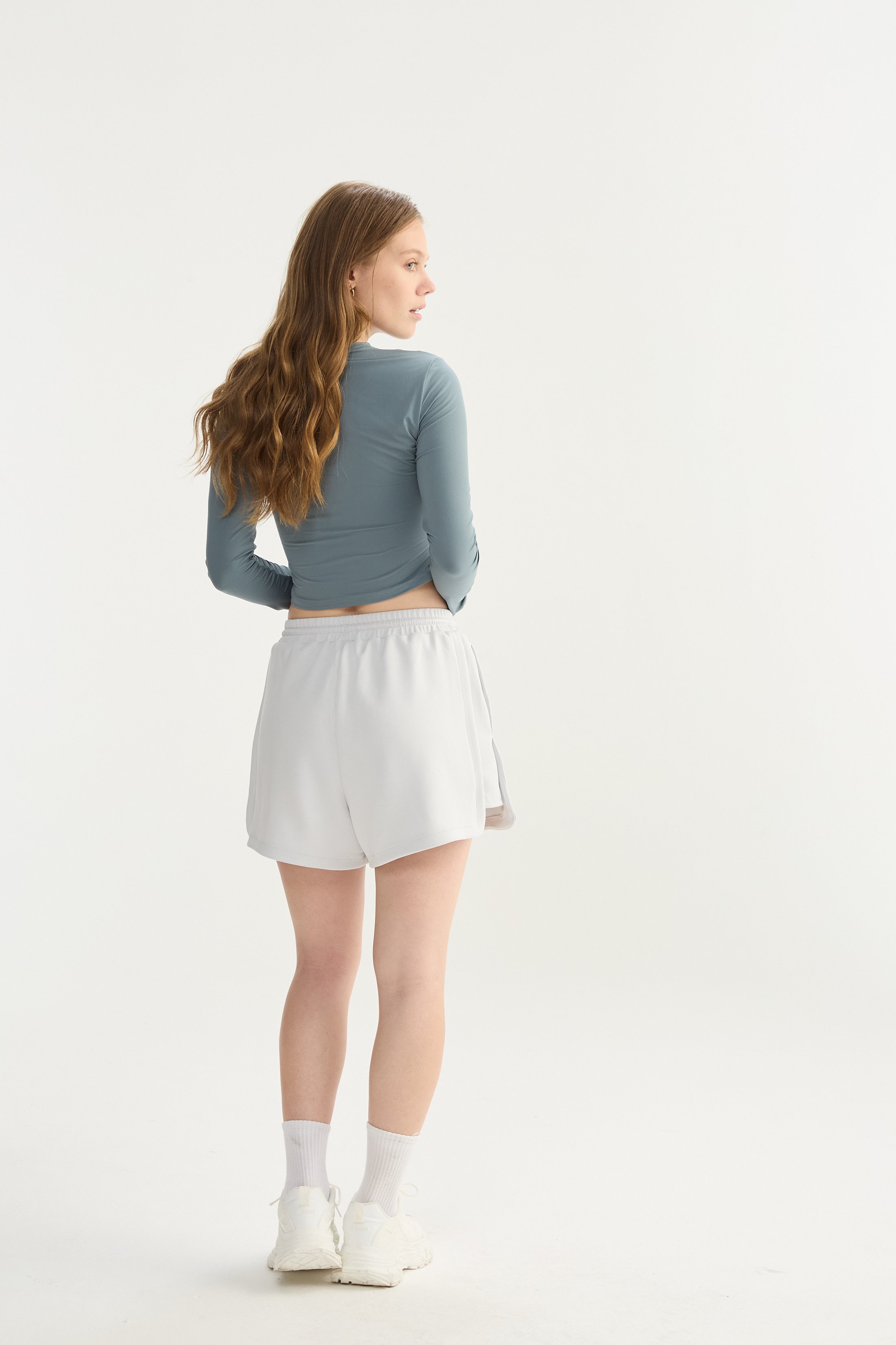 Top Manga Larga Tide - PureSkin® - Acero