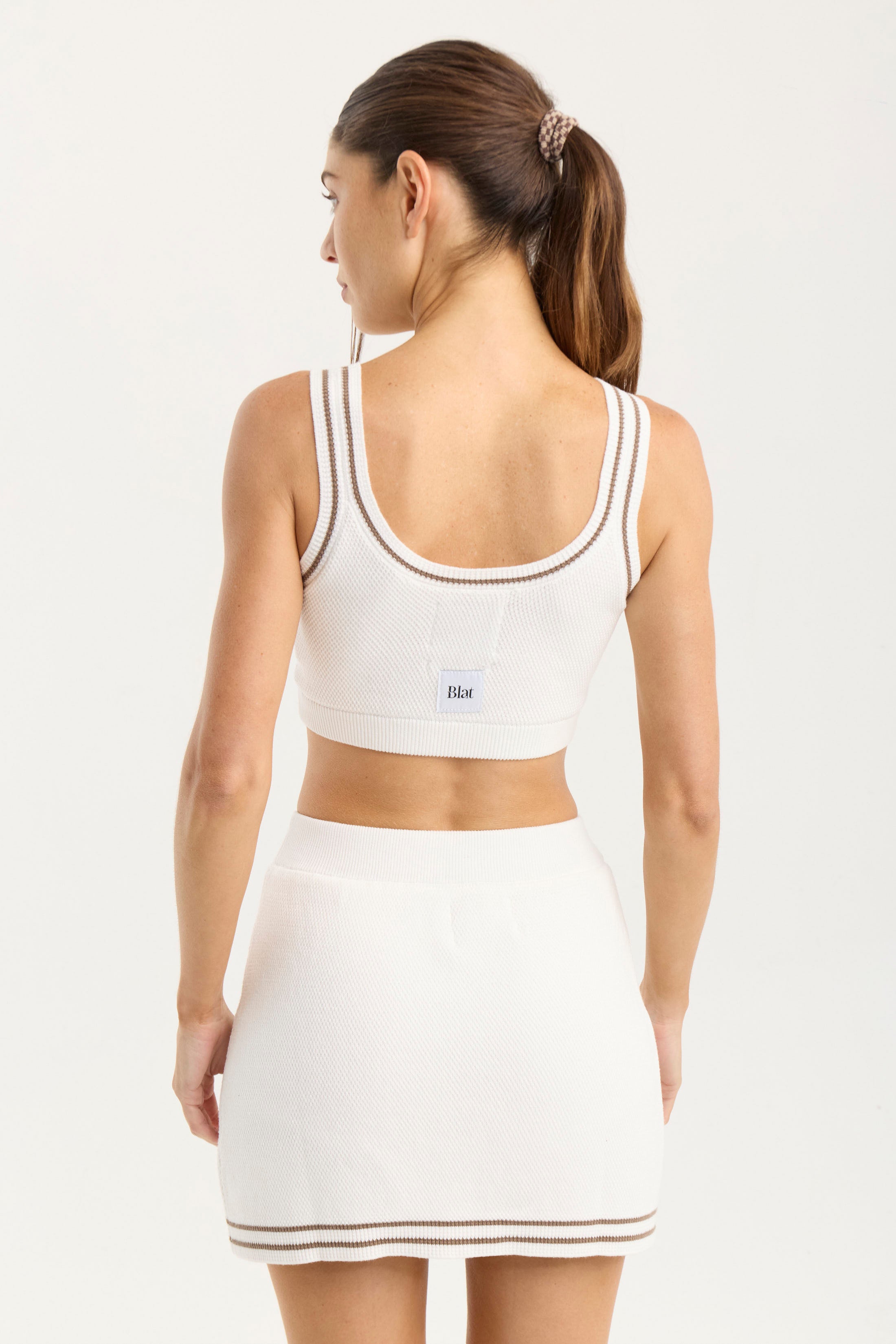 Pollera Poise - Blanco