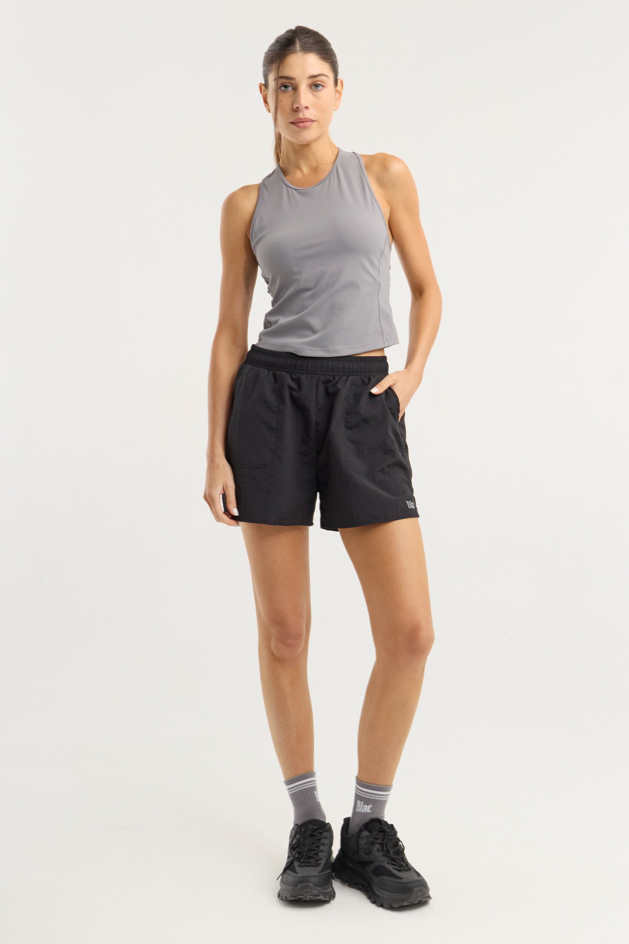Musculosa Moss - PureSkin® - Gris Ceniza
