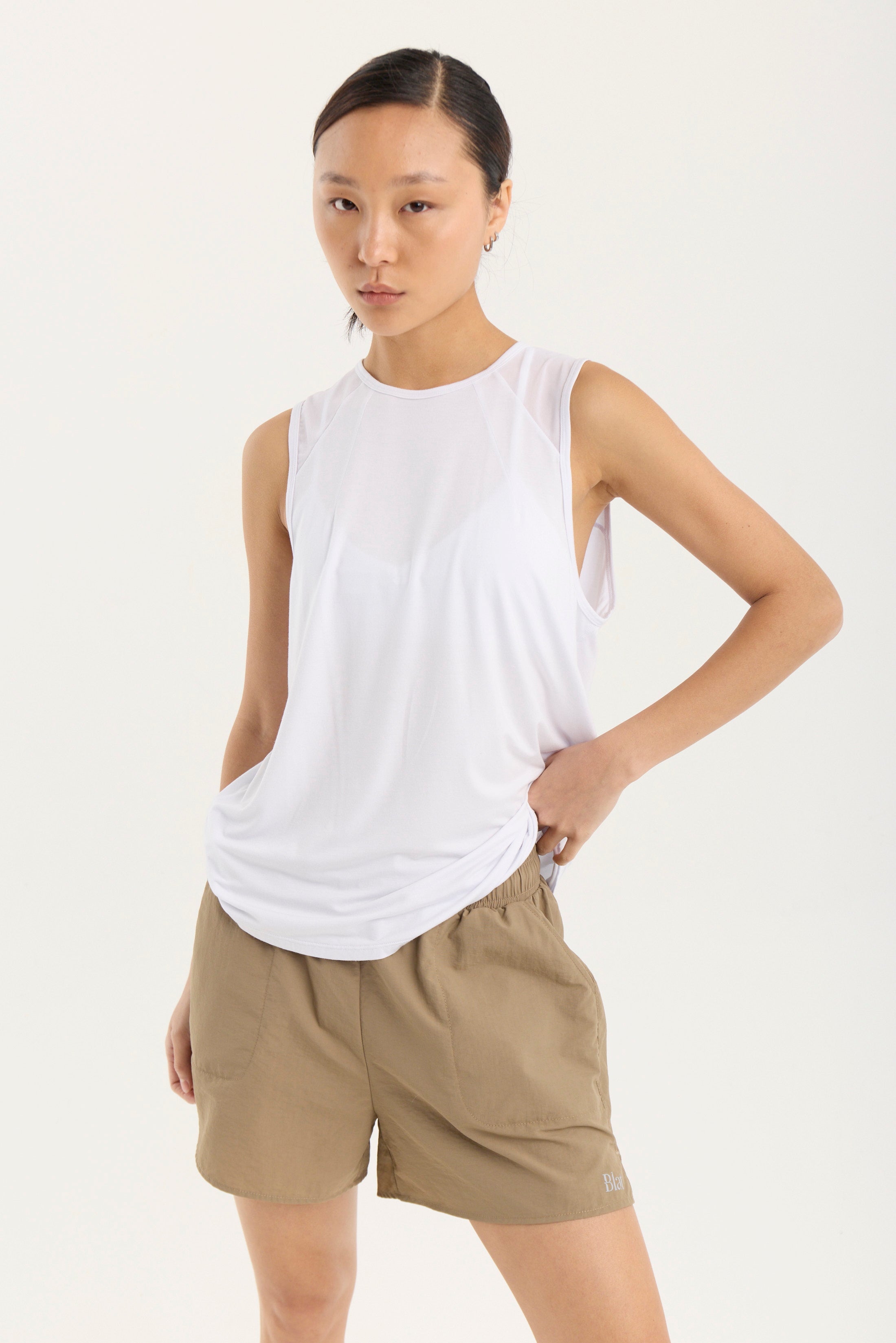 Musculosa Glow - Blanco