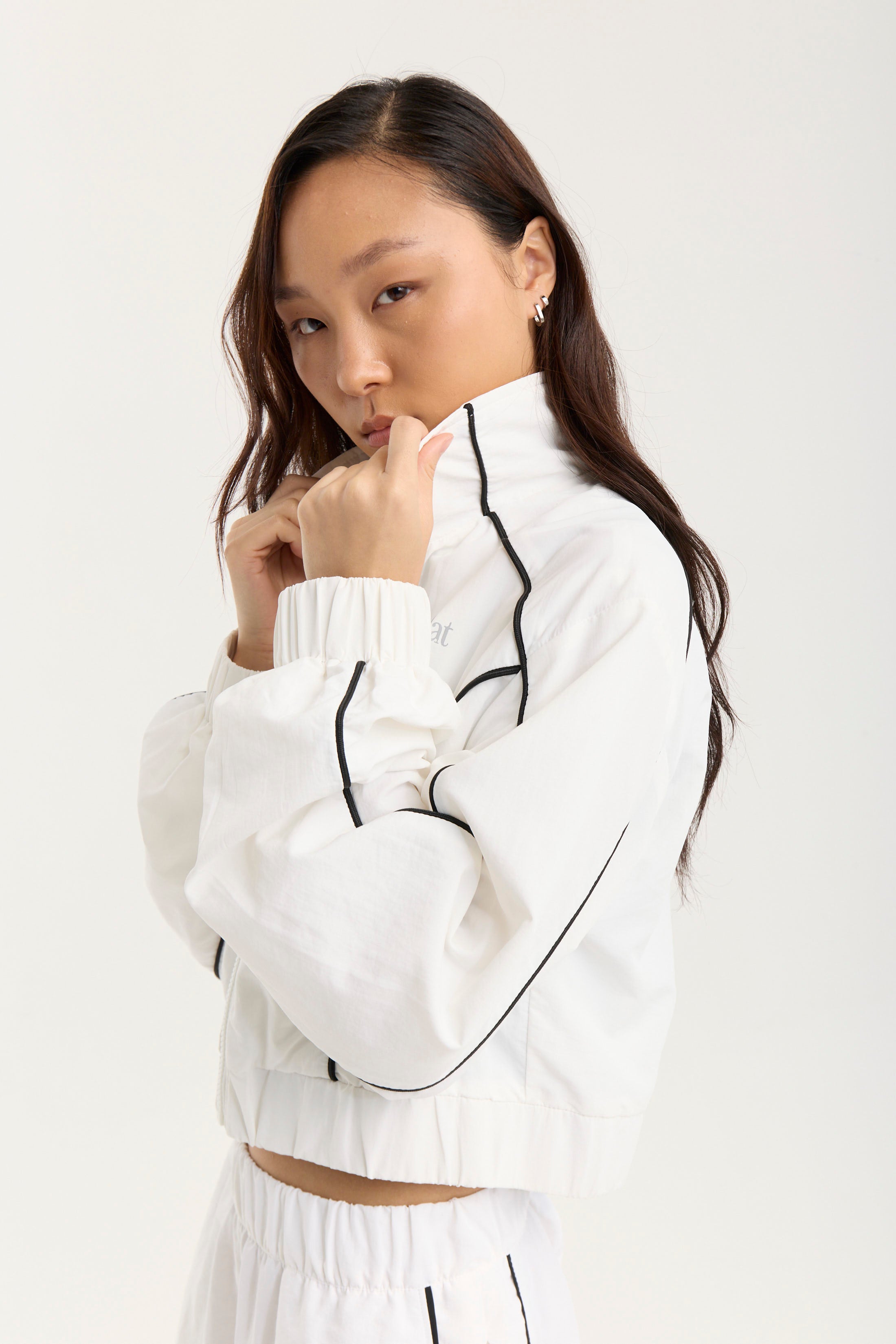 Campera Arbor Combinado - TechKnit® - Blanco