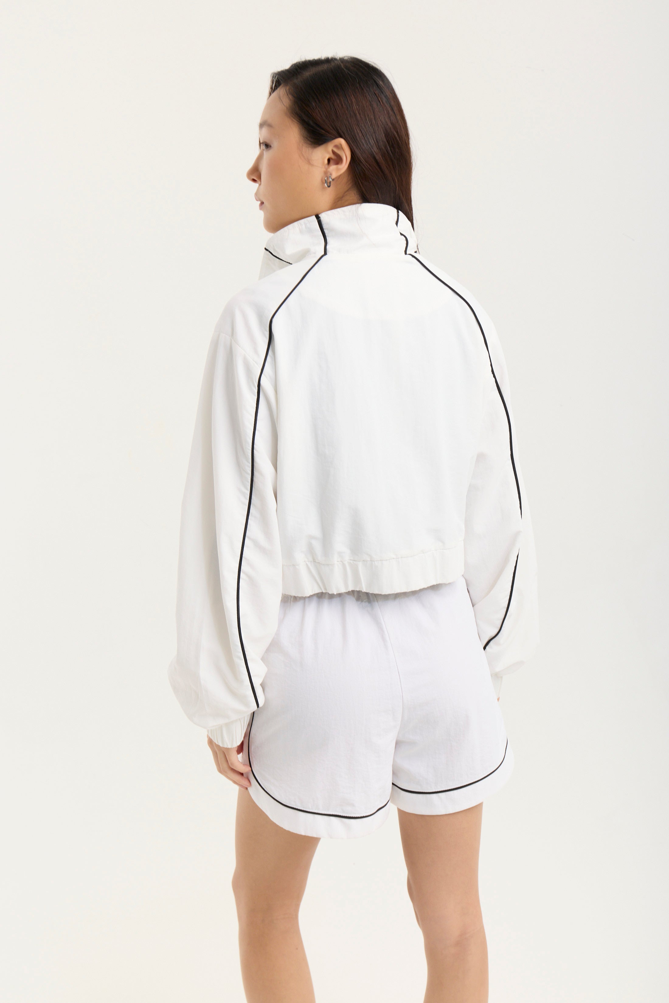 Campera Arbor Combinado - TechKnit® - Blanco