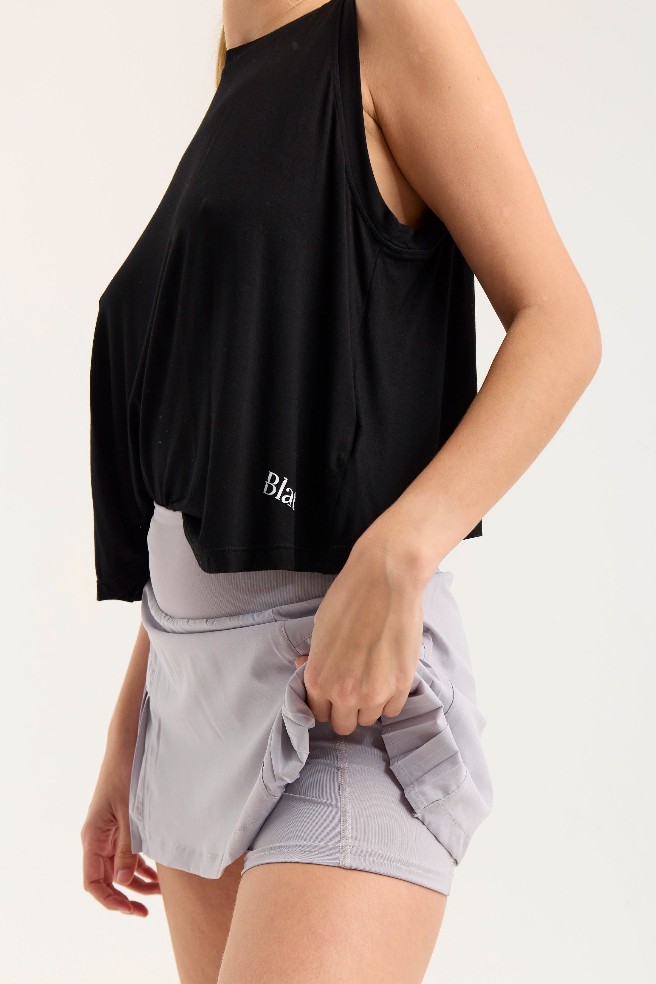 Pollera Lyra - Gris Plata