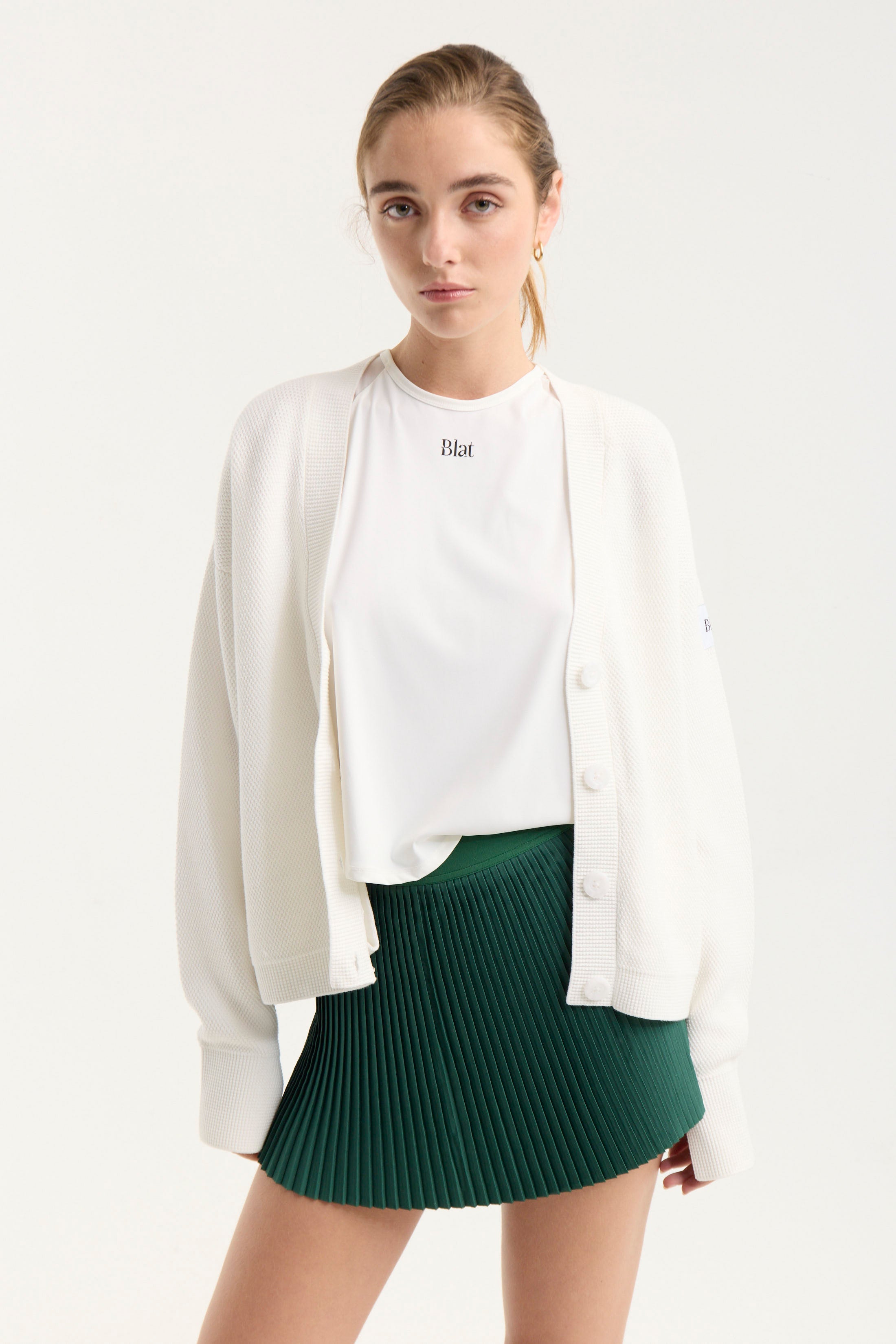 Cardigan Poise N - Blanco