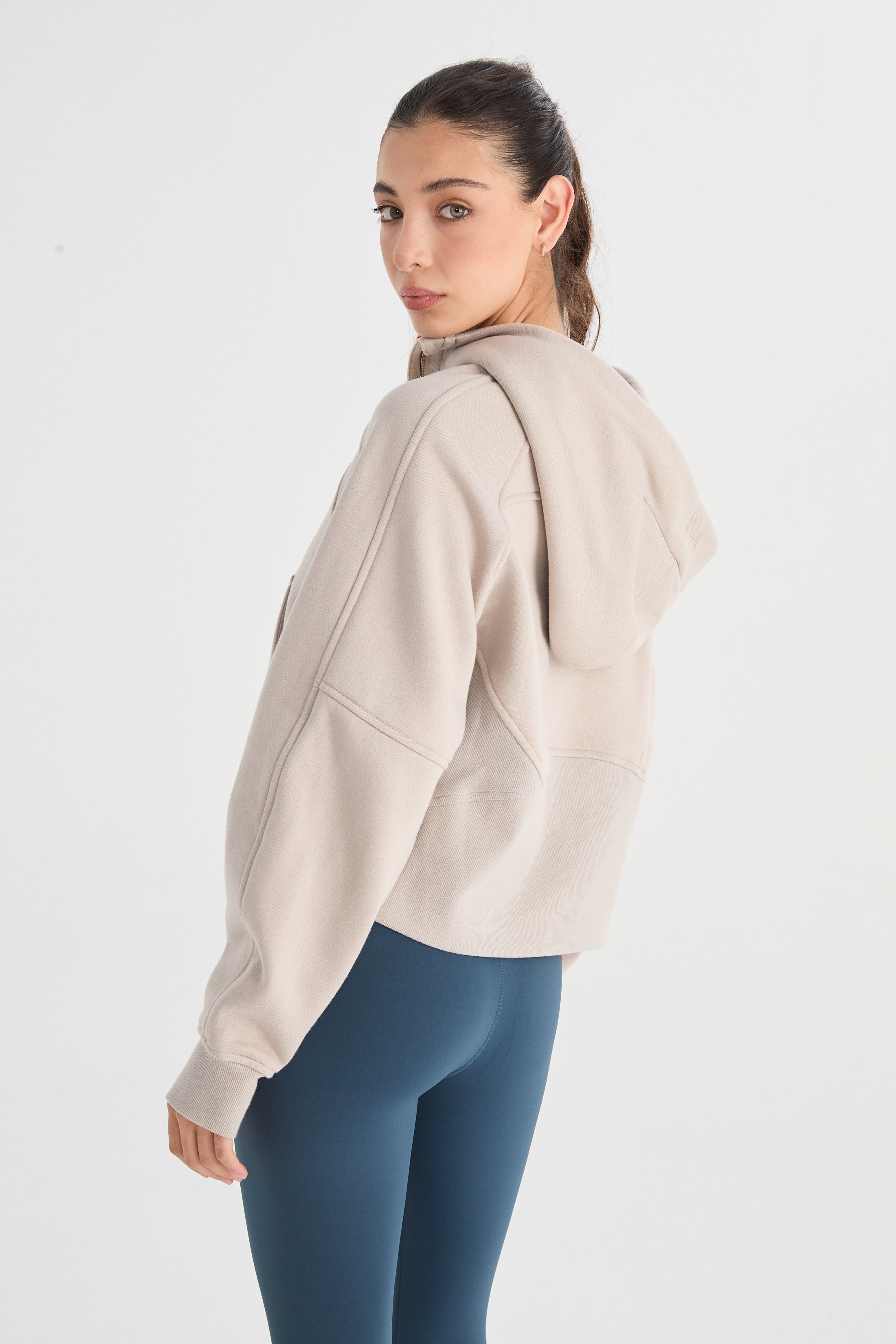 Hoodie Runae - TechKnit® - Visón