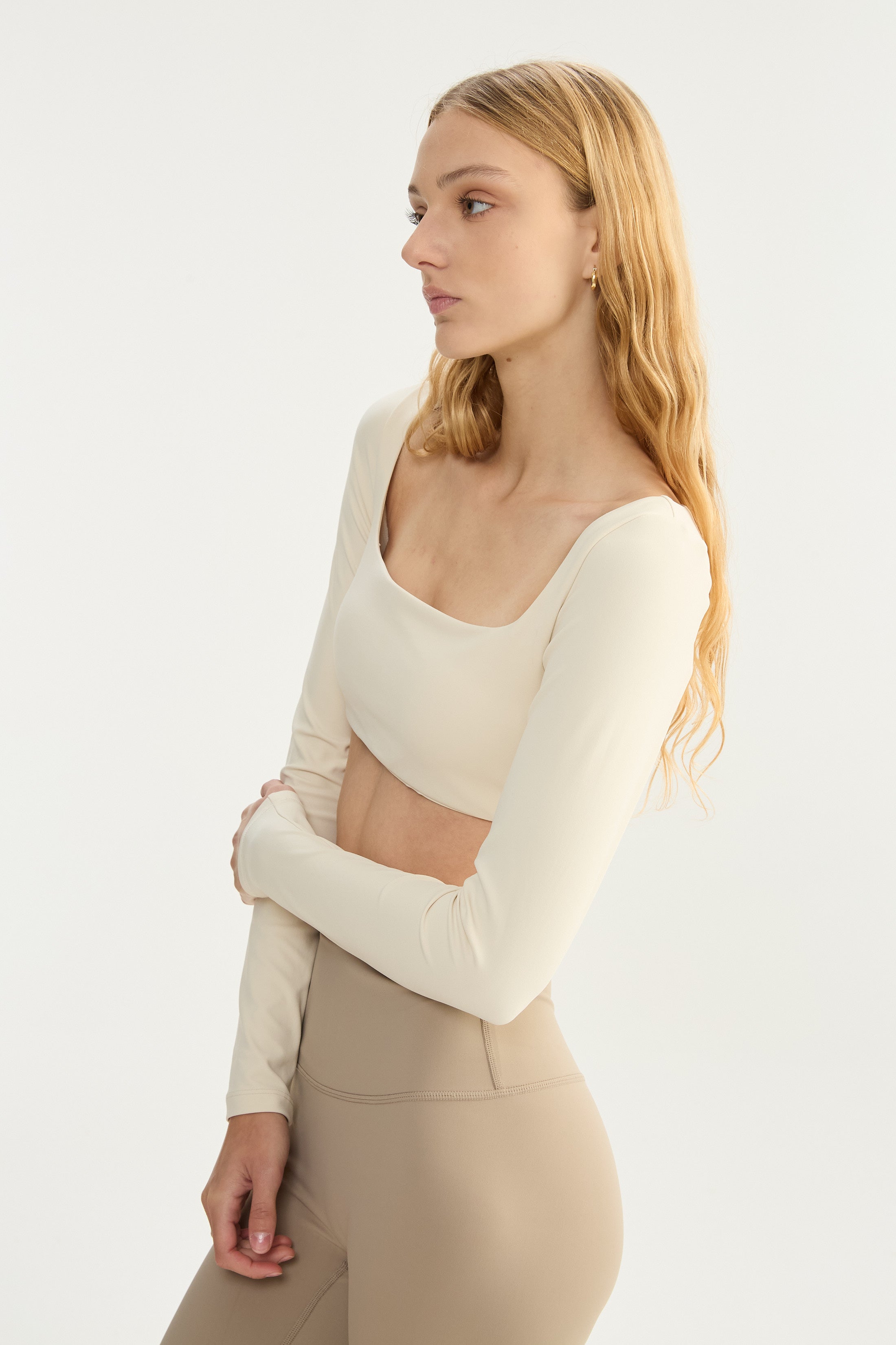 Top Manga Larga Foam - PureSkin® - Off White